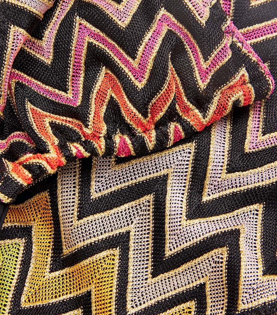 Zigzag Triangle Bikini SM9QH MULTICOLOR W/BLACK BASE Image 4