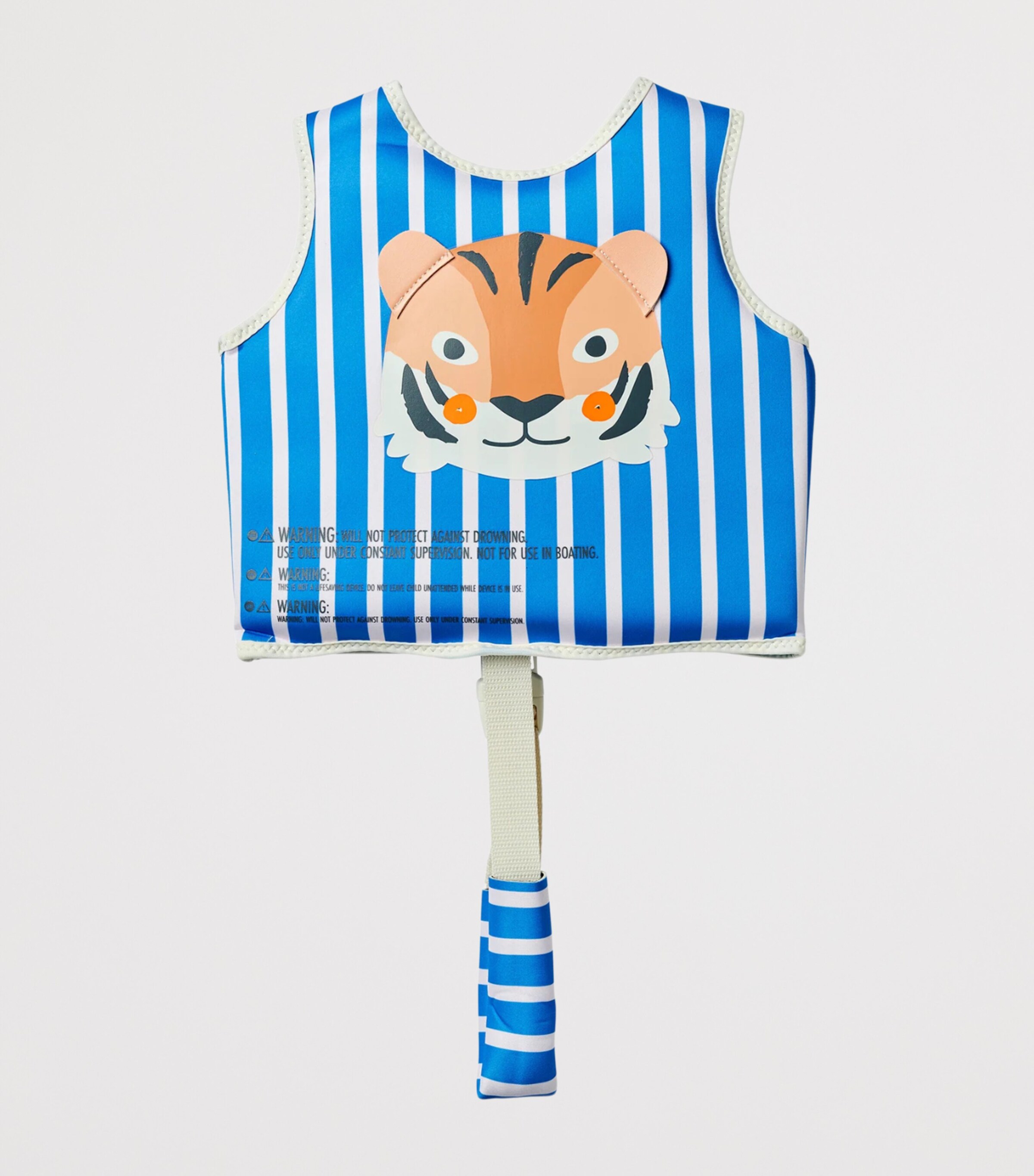 Sunnylife Kids Tino the Tiger Swim Vest (12-24 Months) Blue Image 7