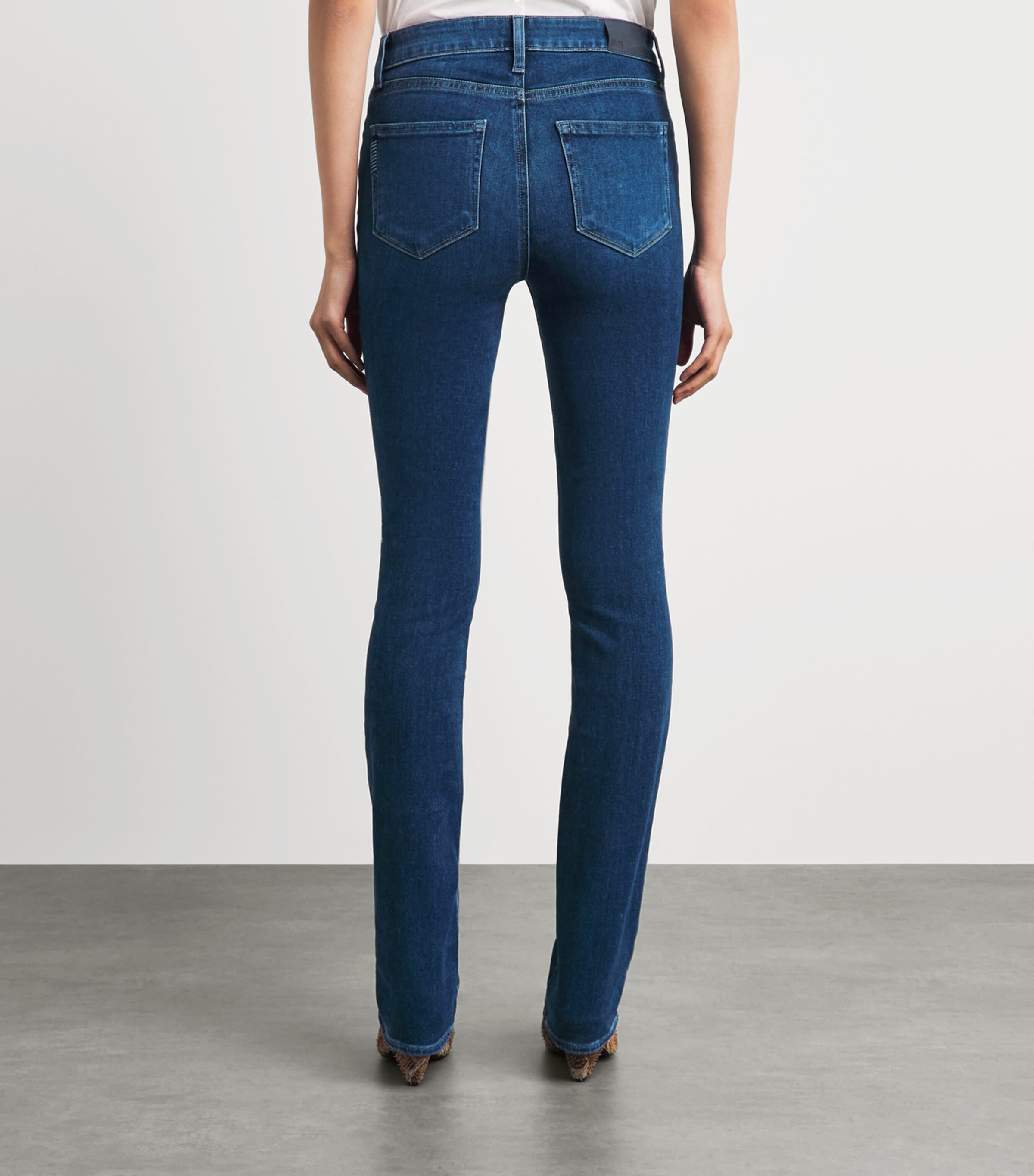 PAIGE Womens Hoxton Slim Jeans Kindred Image 5