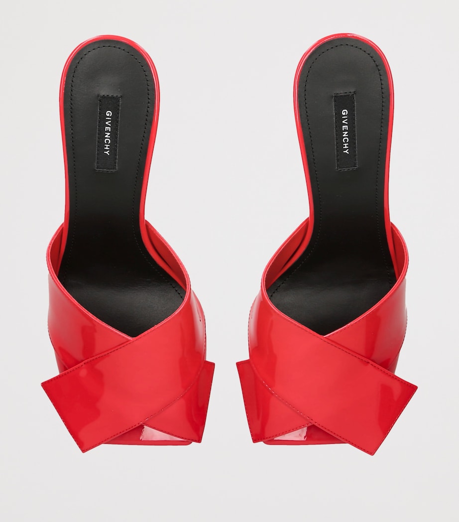 Givenchy Leather Boudoir Fold Mules 65 Red Image 2