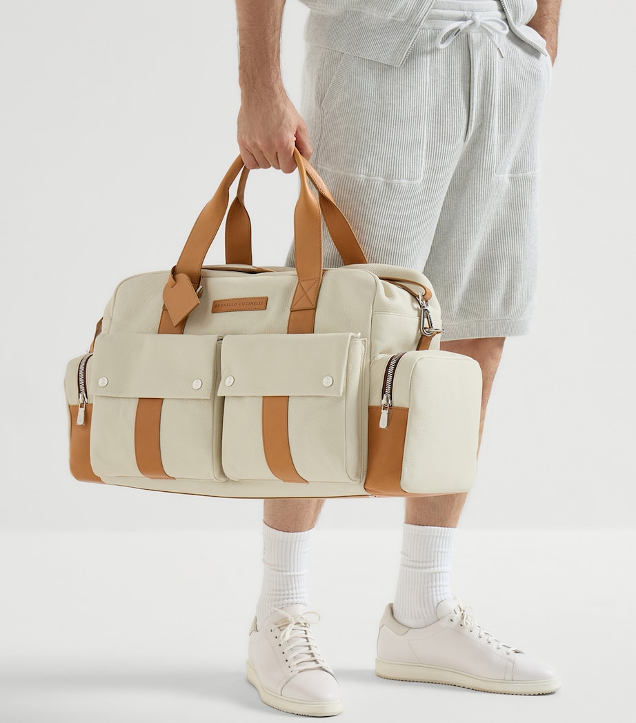 Brunello Cucinelli Grained Calfskin Leisure Bag Image 2