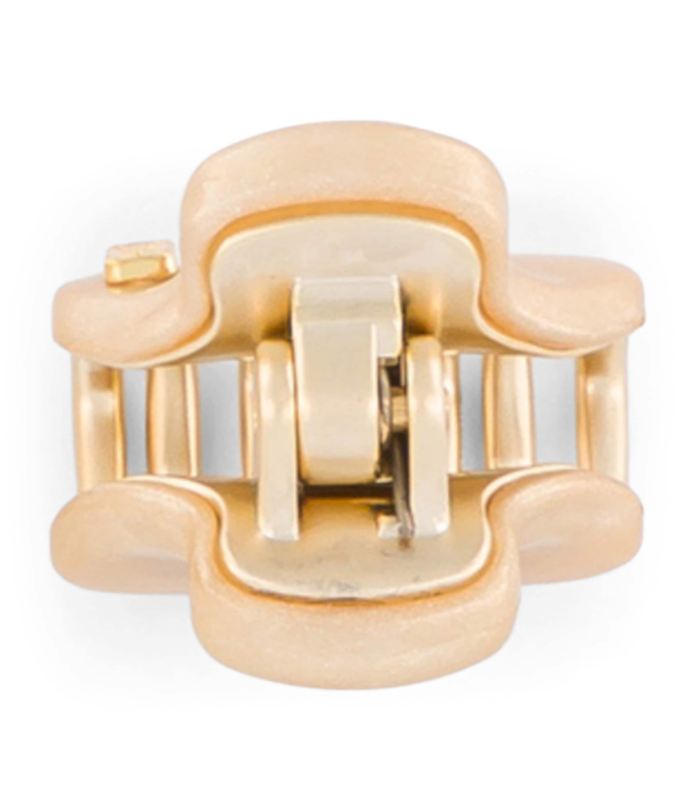 Alexandre de Paris Gold-Plated Mini Claw Hair Clip Pail Dore/or Image 3