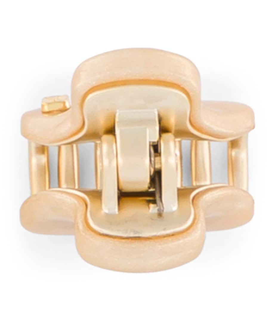 Alexandre de Paris Gold-Plated Mini Claw Hair Clip Pail Dore/or Image 3