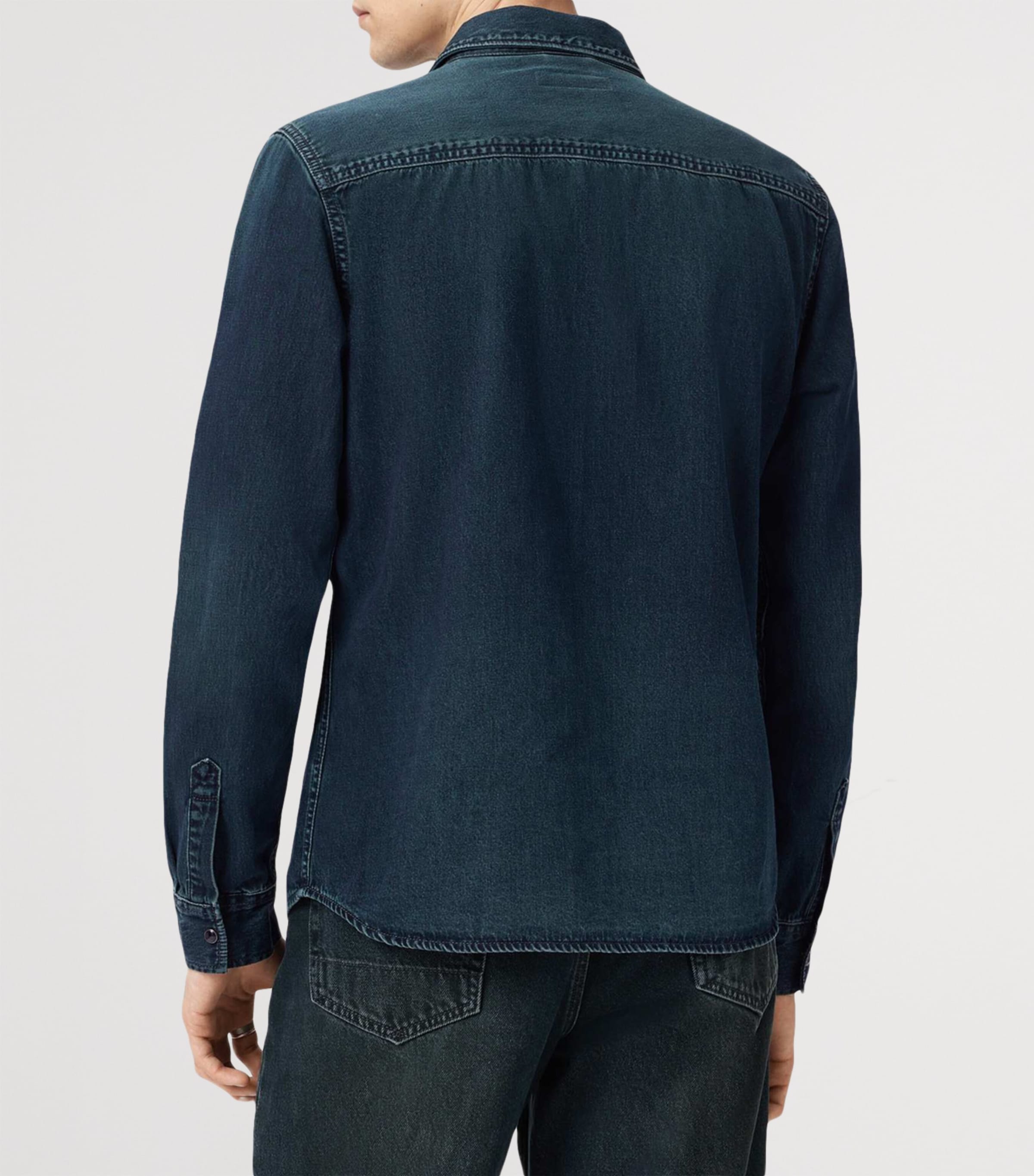 Organic Cotton Gleason Shirt PHANTOM BLUE Image 4