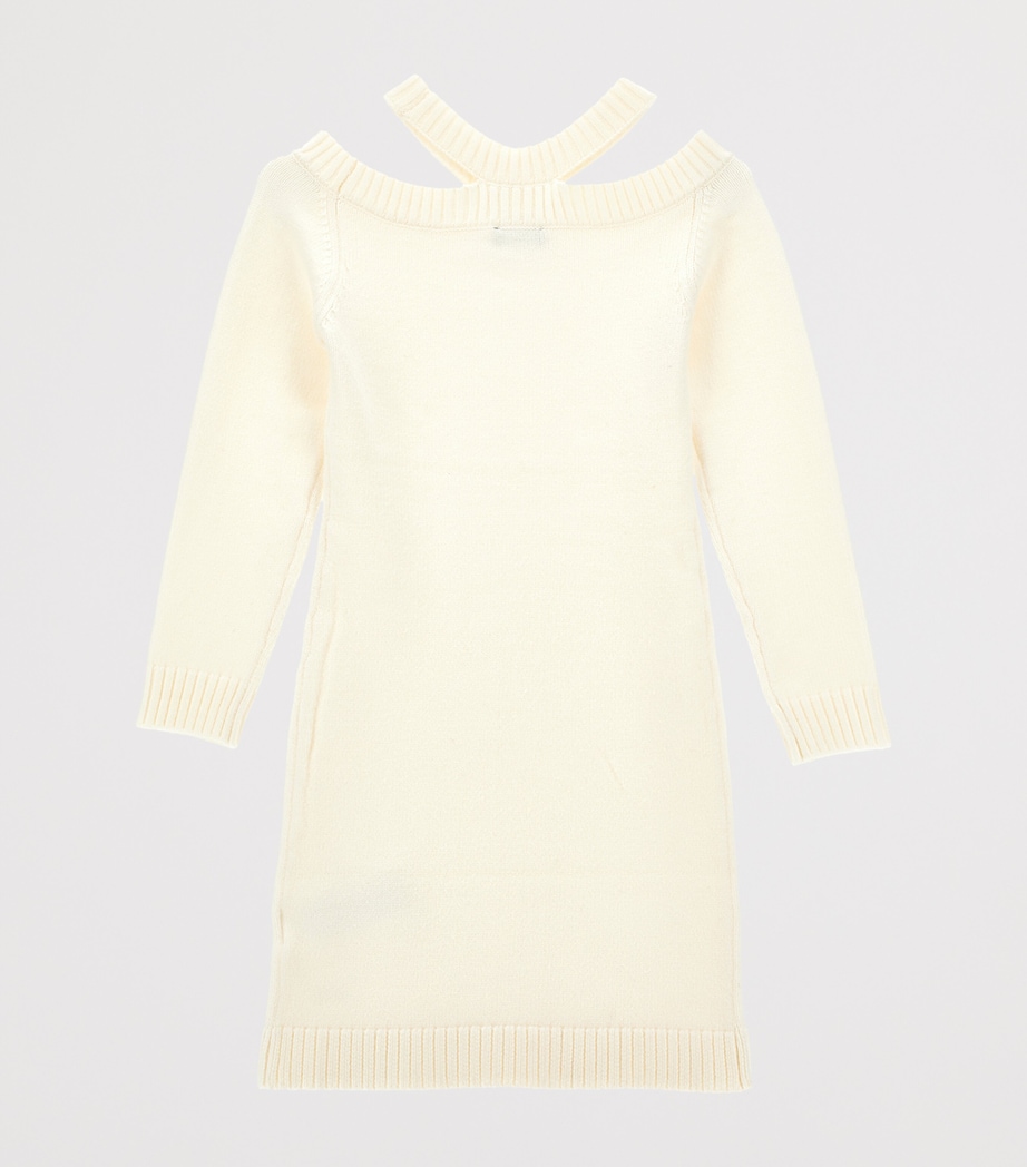 Knitted Neck-Cutout Dress (4-12 Years) PANNA Image 2