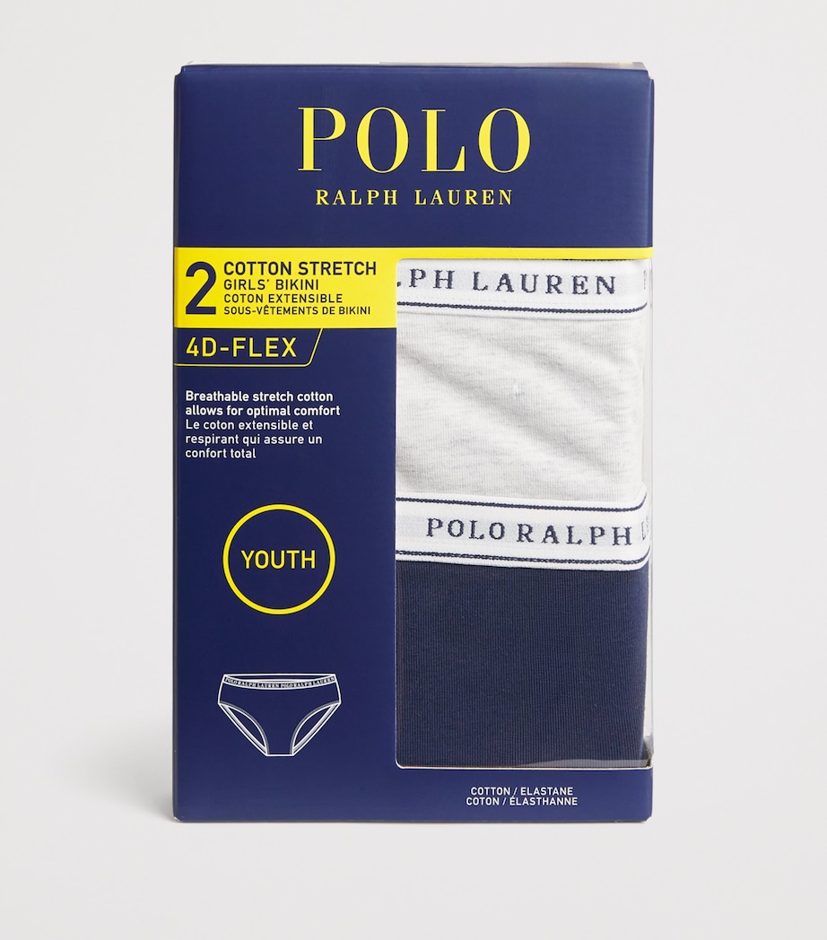 Pack of 2 Stretch-Cotton Briefs (7-14 Years) BK9REFINED NAVY Image 3