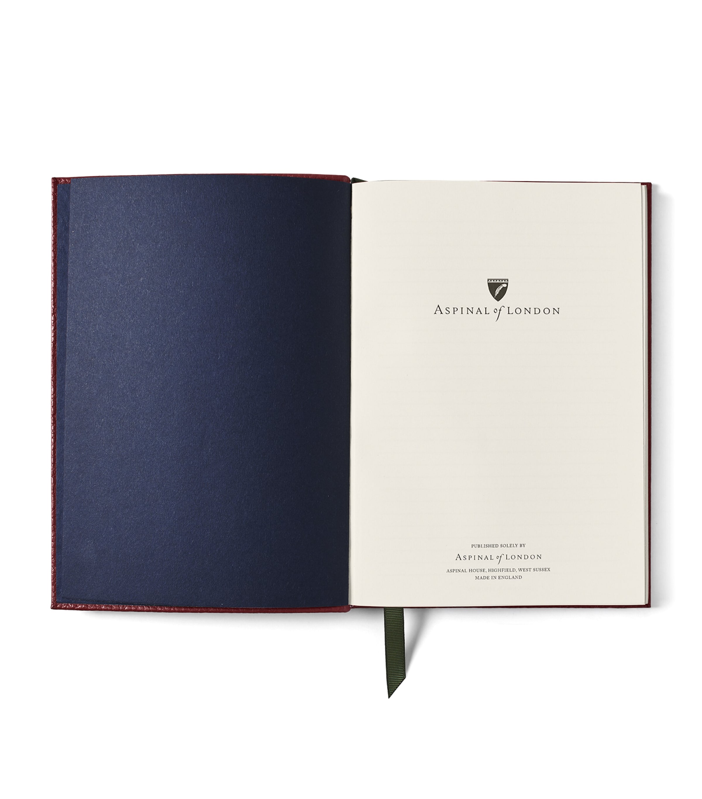 Leather Bound A5 Notebook MERLOT Image 5