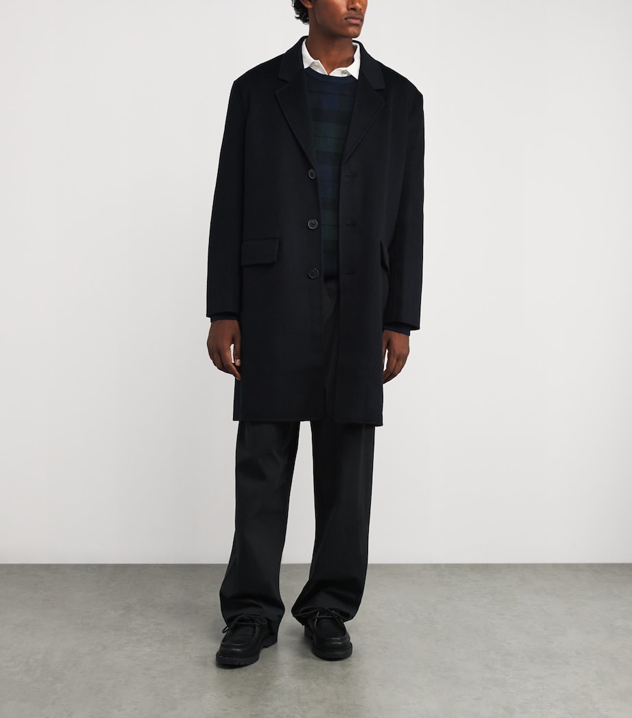 Merino Wool Plaid Polo Pony Sweater MULTI Image 2