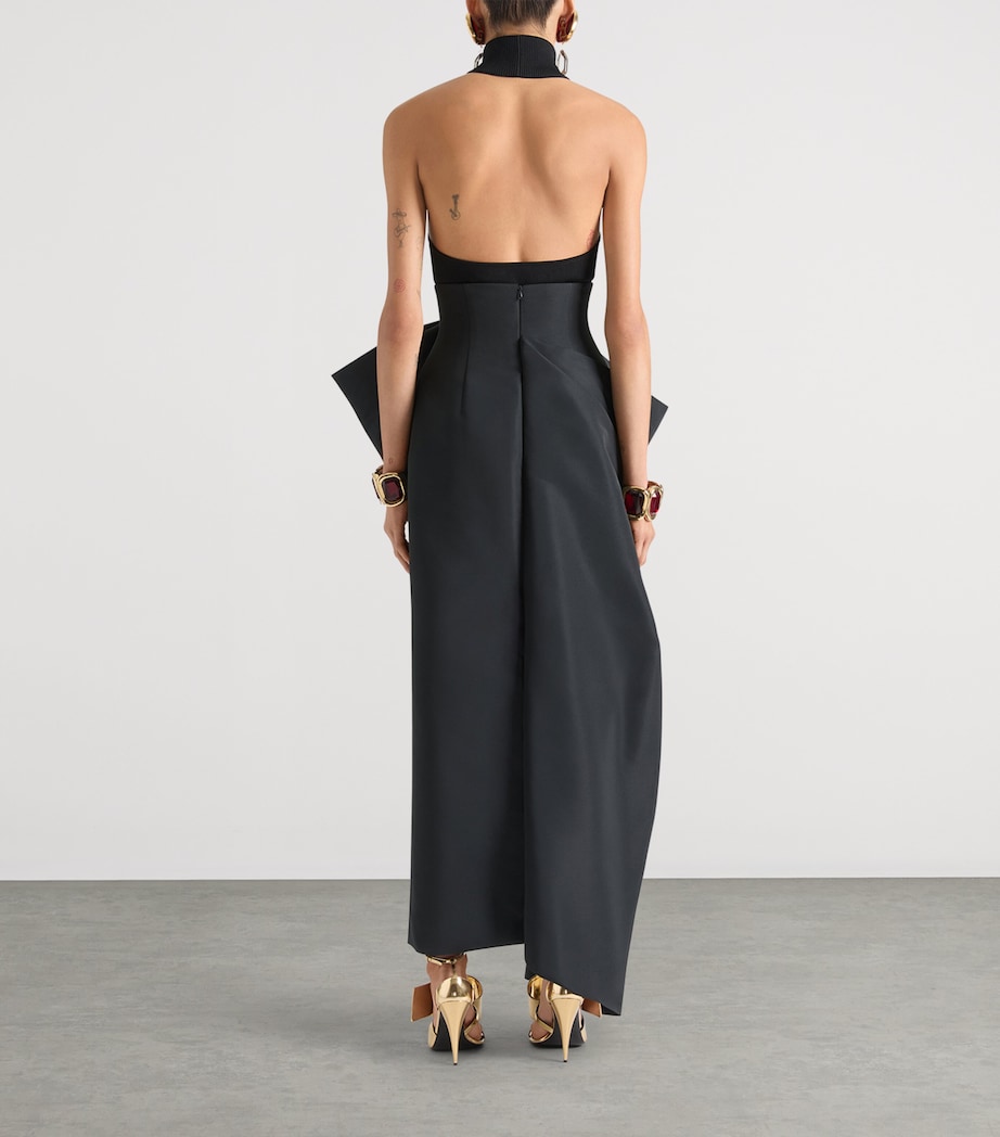 Knitted Tank Top BLACK Image 3