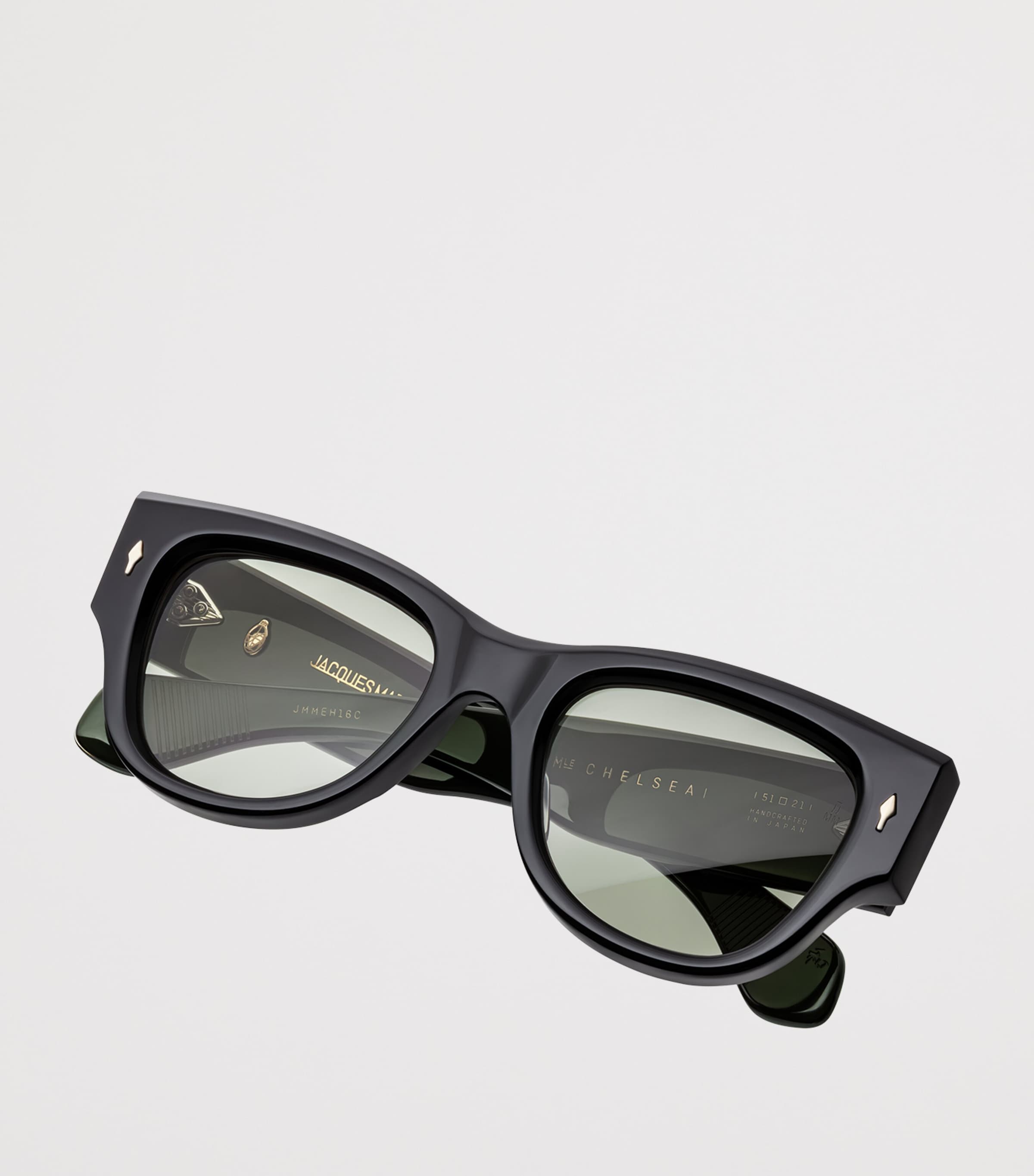 Jacques Marie Mage Acetate Chelsea Sunglasses Bottle Green Image 3