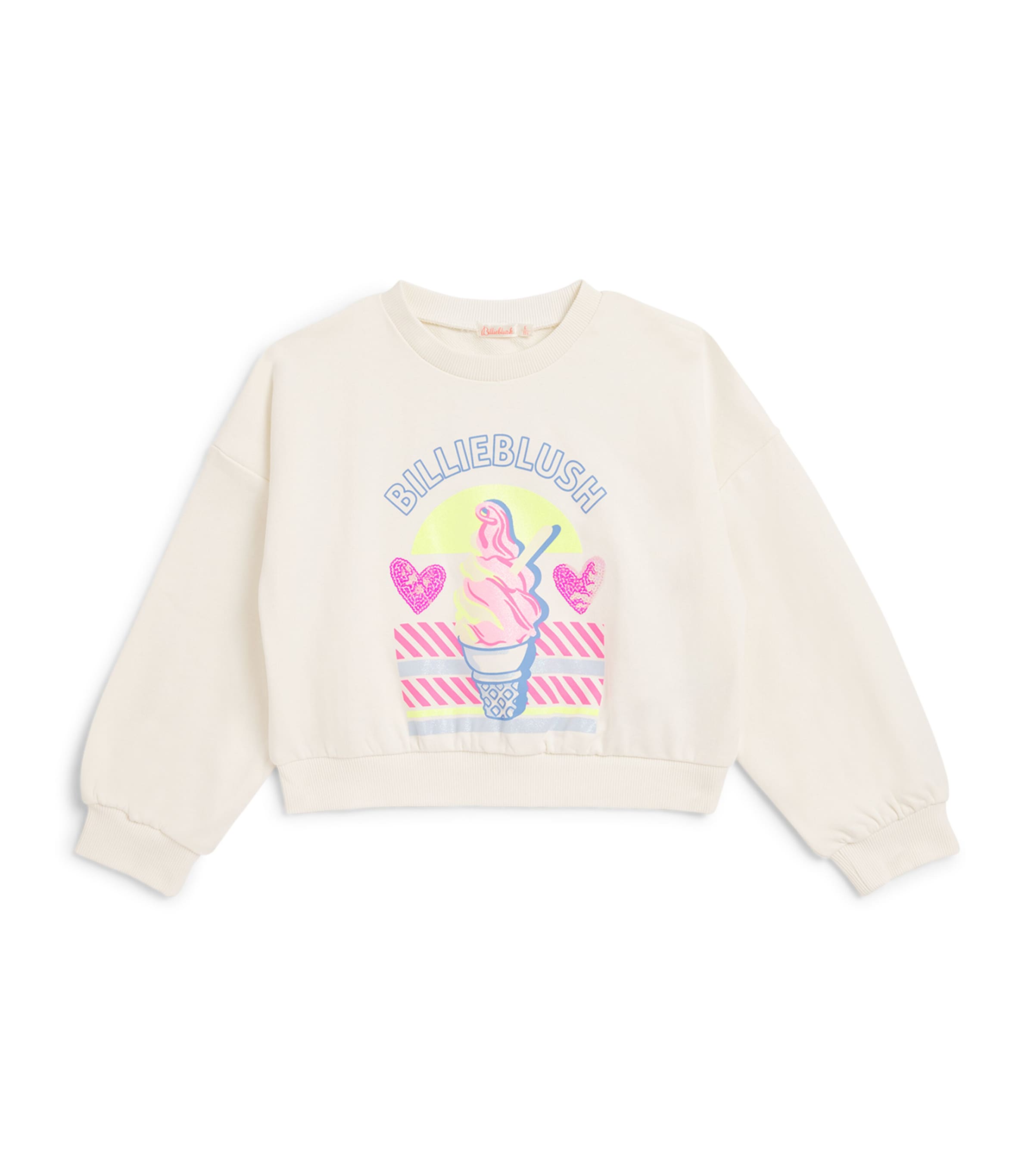 Billieblush Ice Cream Print Sweatshirt In Ivory