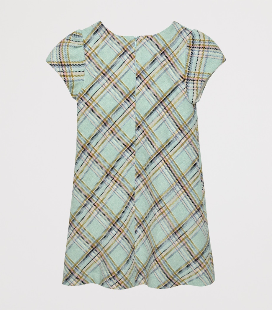 Etta Check Dress (2-5 Years) SEA GREEN MULTI CHCK Image 2