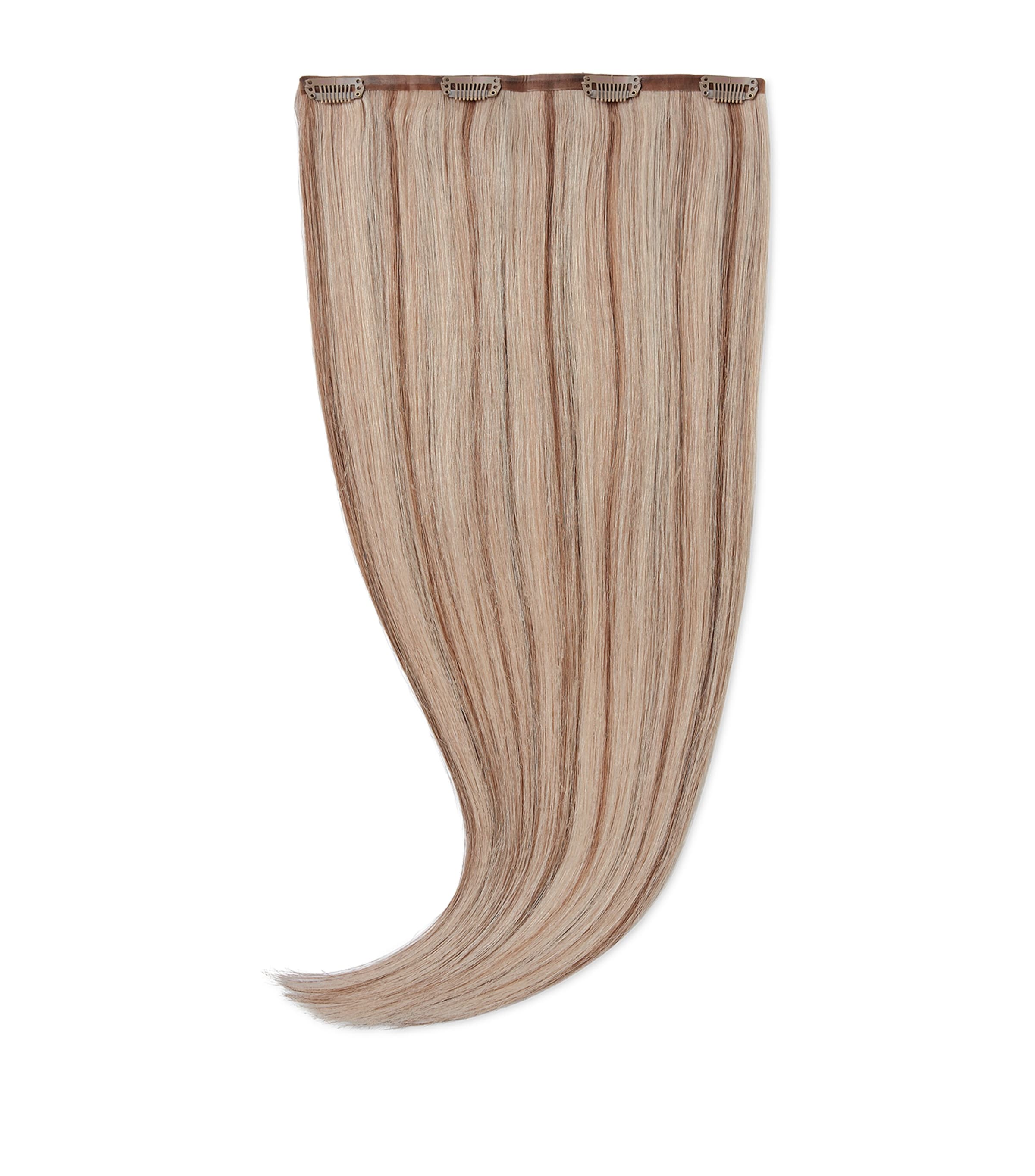 Beauty Works Beauty Works x Huda BARELY THERE Mix & Match Volumiser Clip-In Hair Extensions (18") Honey Blonde Image 1