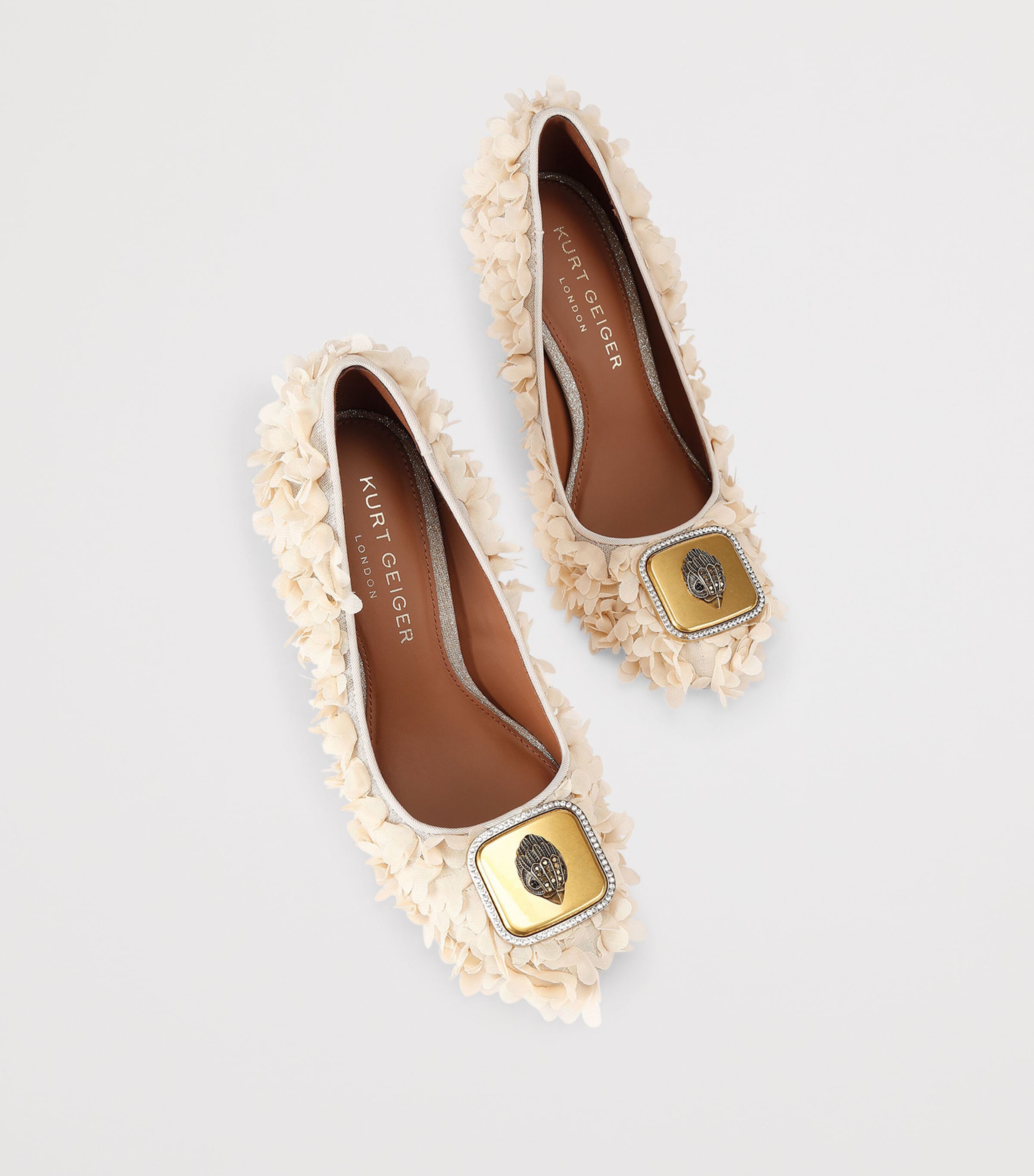 Embellished Pimlico Pumps BEIGE COMB Image 4