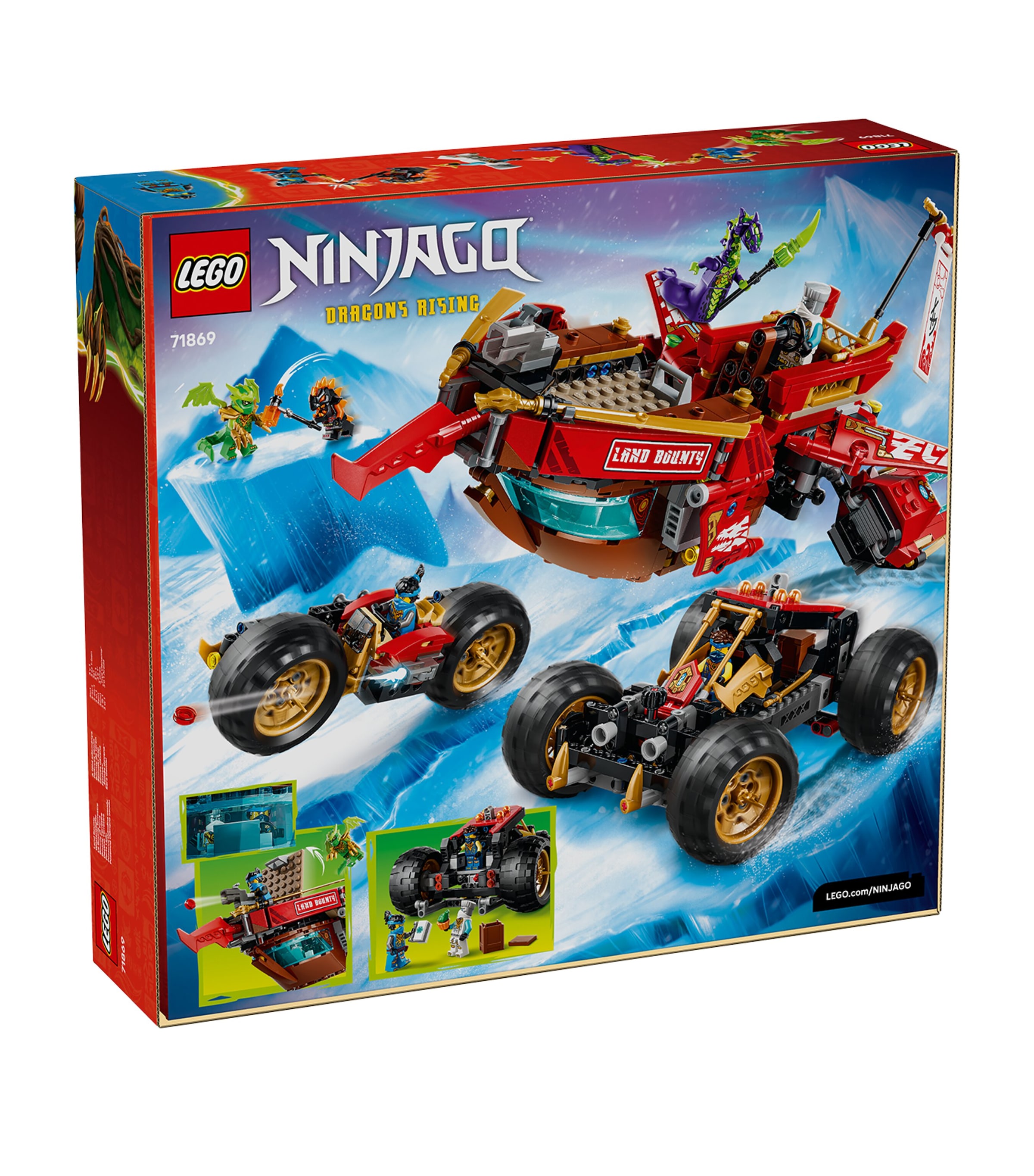 Lego NINJAGO Land Bounty 3-in-1 Toy Truck 71869 Image 2