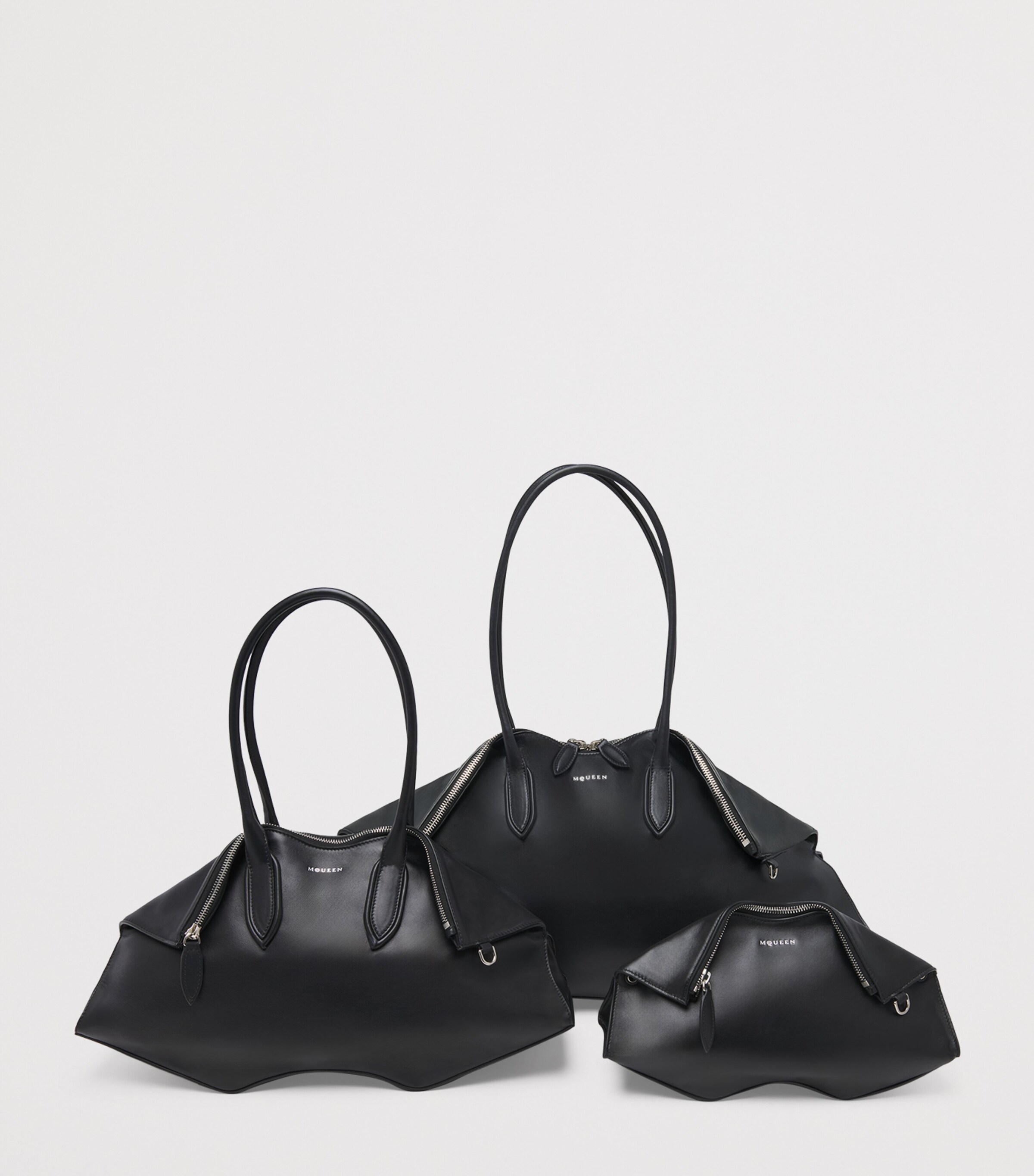 Large Leather Manta Top-Handle Bag 1000 Image 5