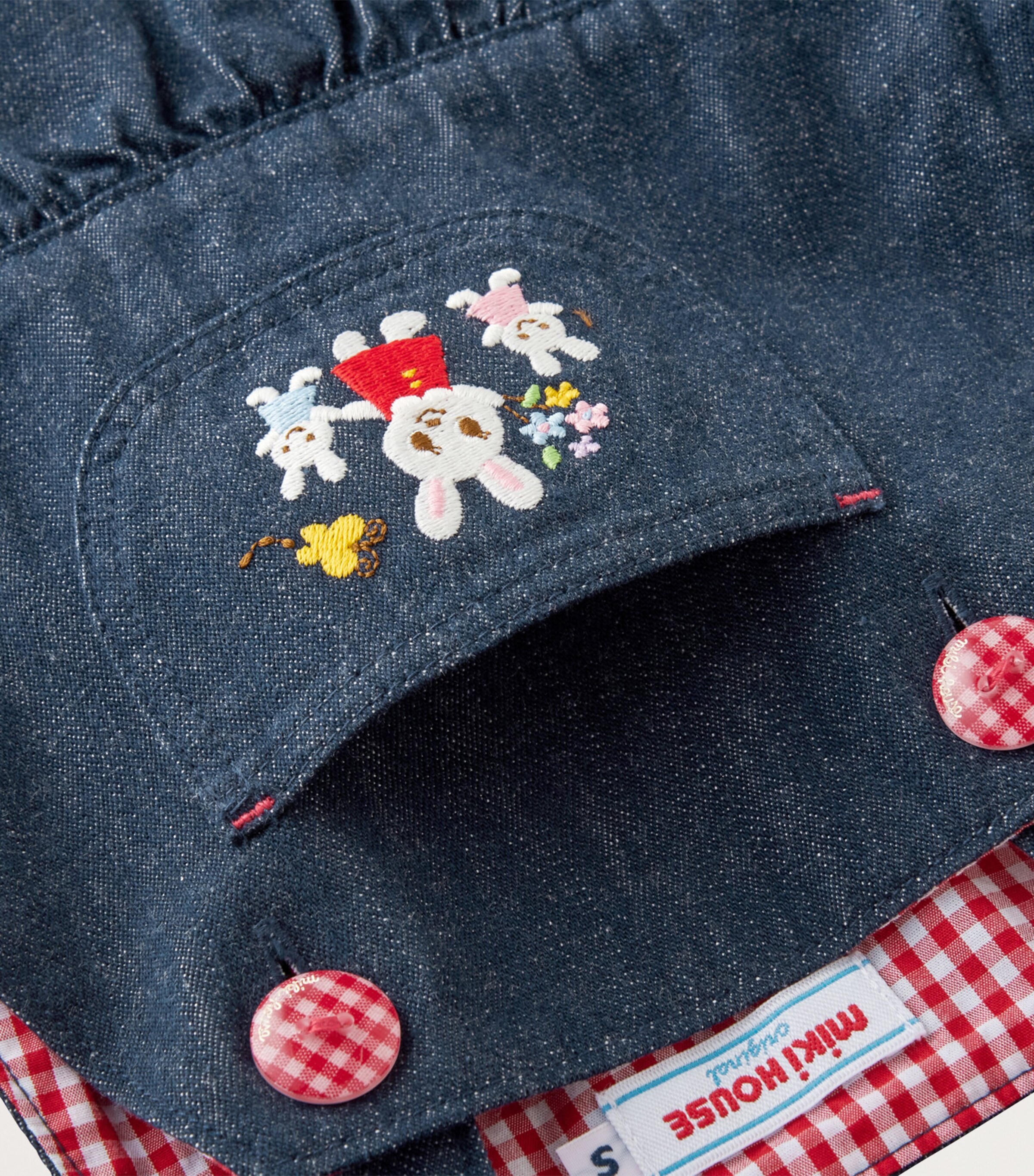 Miki House Dungaree Dress (6-24 Months) Image 5