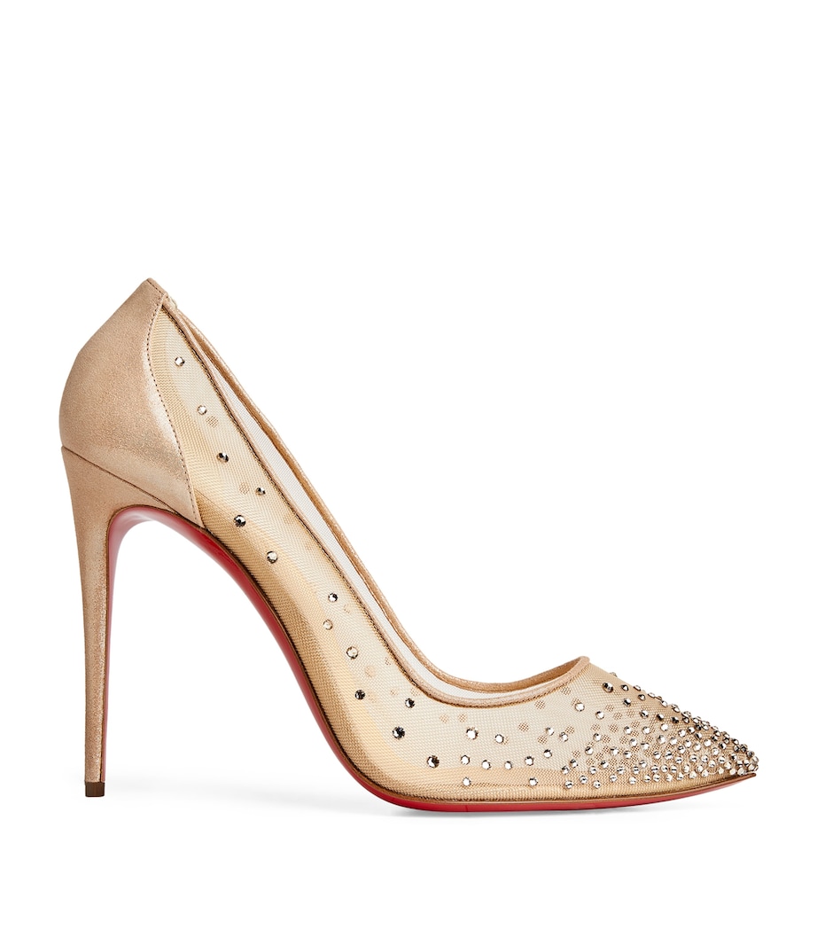 Follies Strass Suede Pumps 100 F065 Image 4
