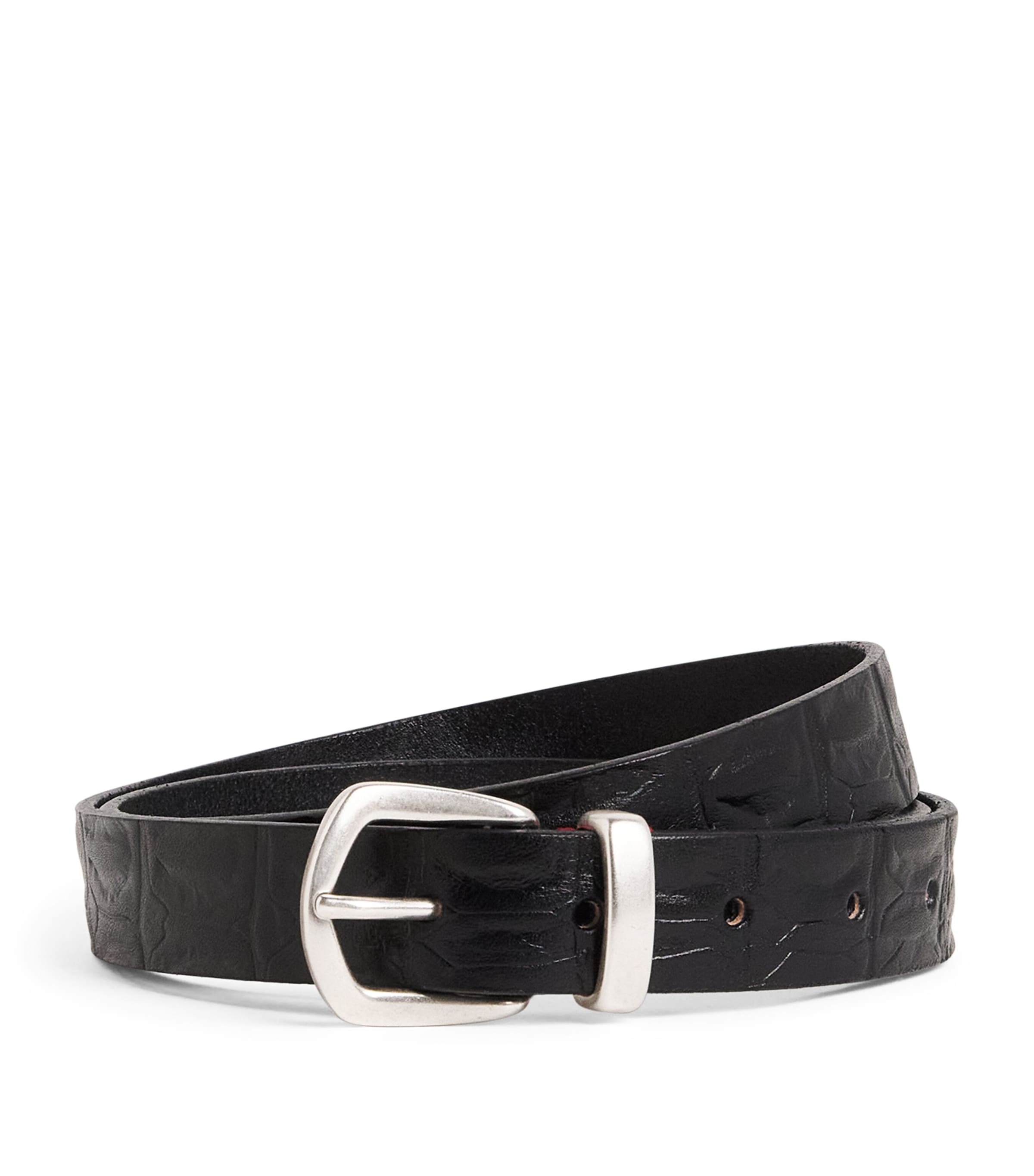 Eleventy Leather Belt Nero Image 1