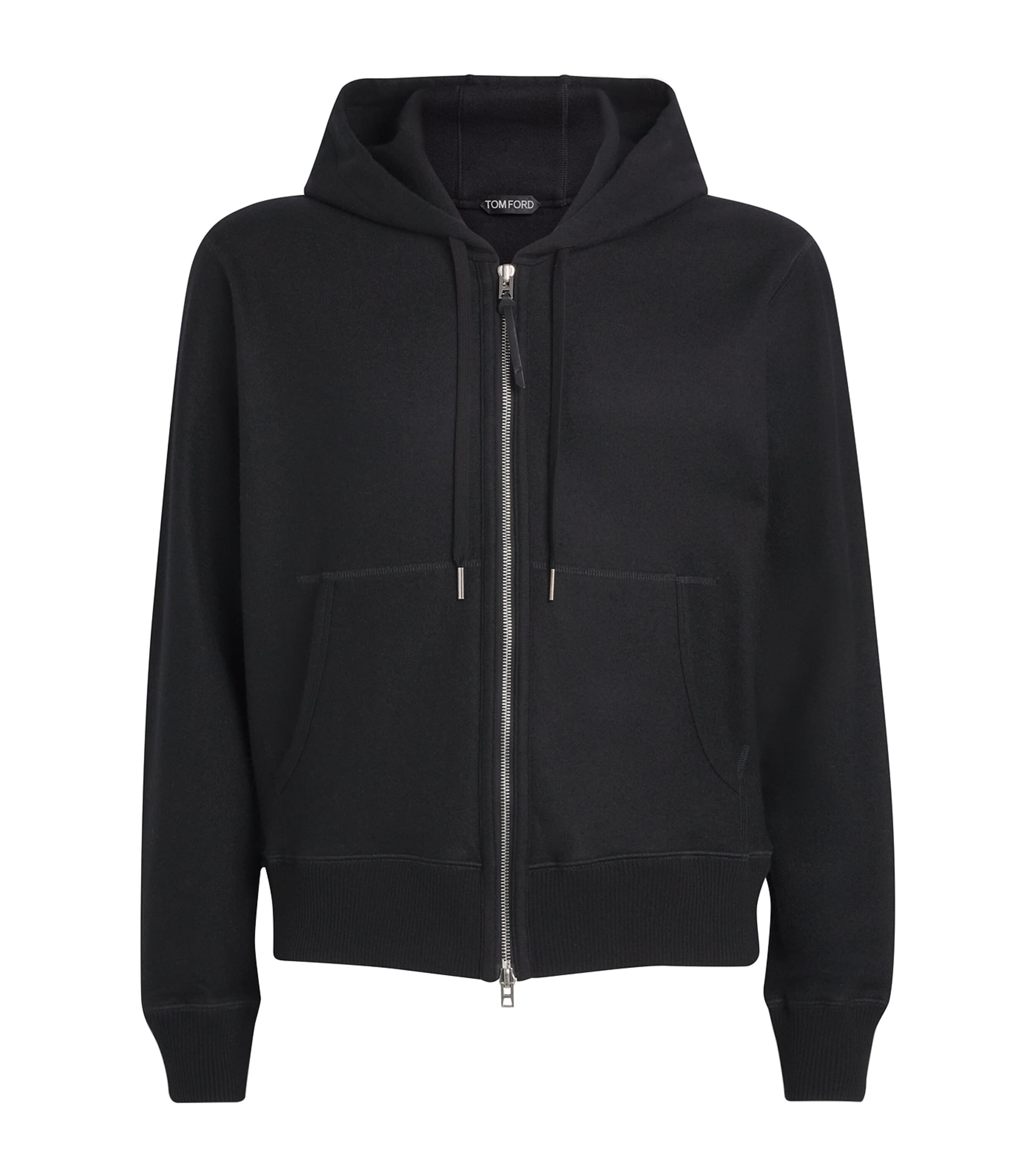 TOM FORD Mens Cashmere Zip-Up Hoodie Naa Image 1