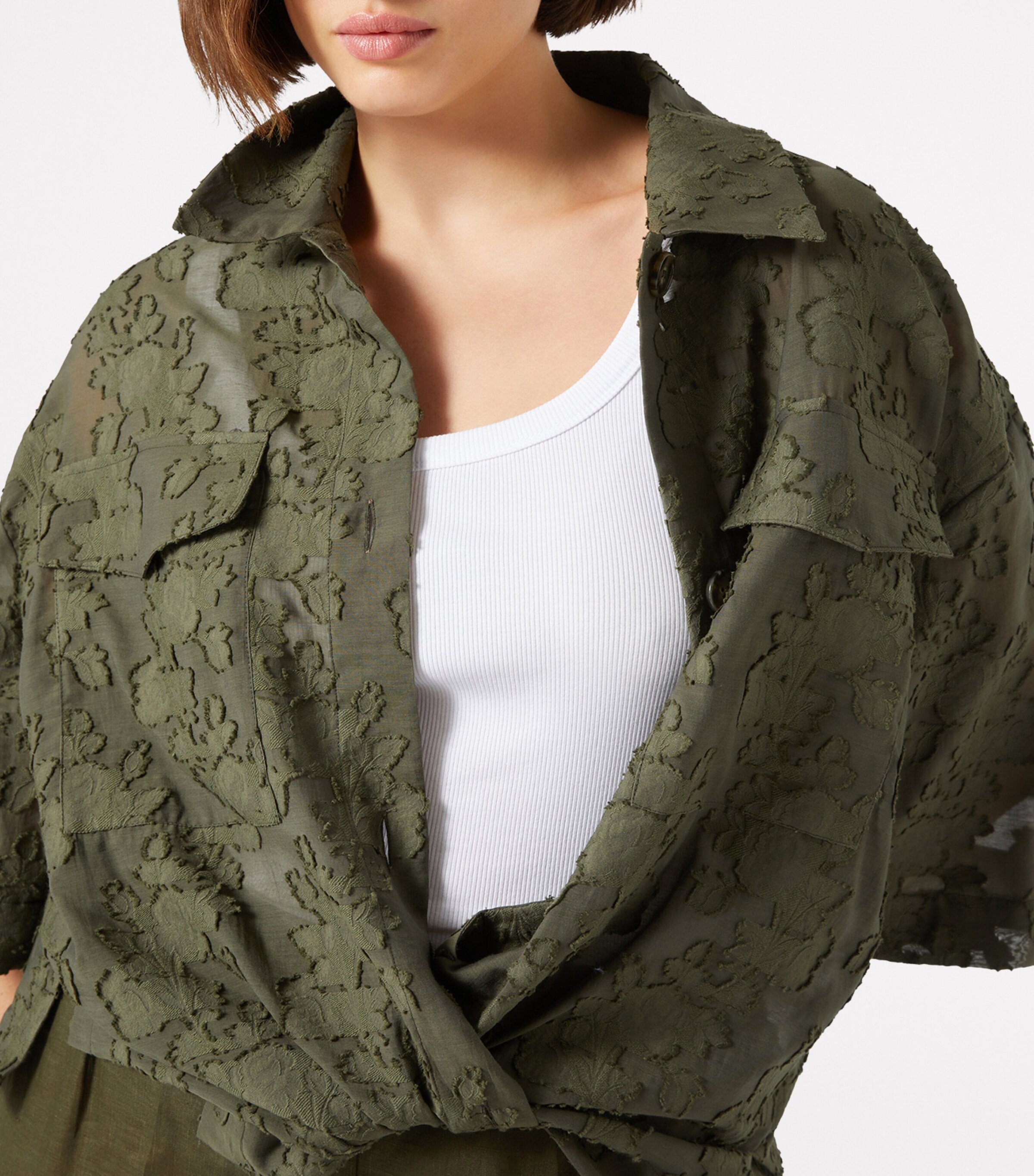 Marina Rinaldi Fil Coupé Floral Pontile Shirt | Harrods DE