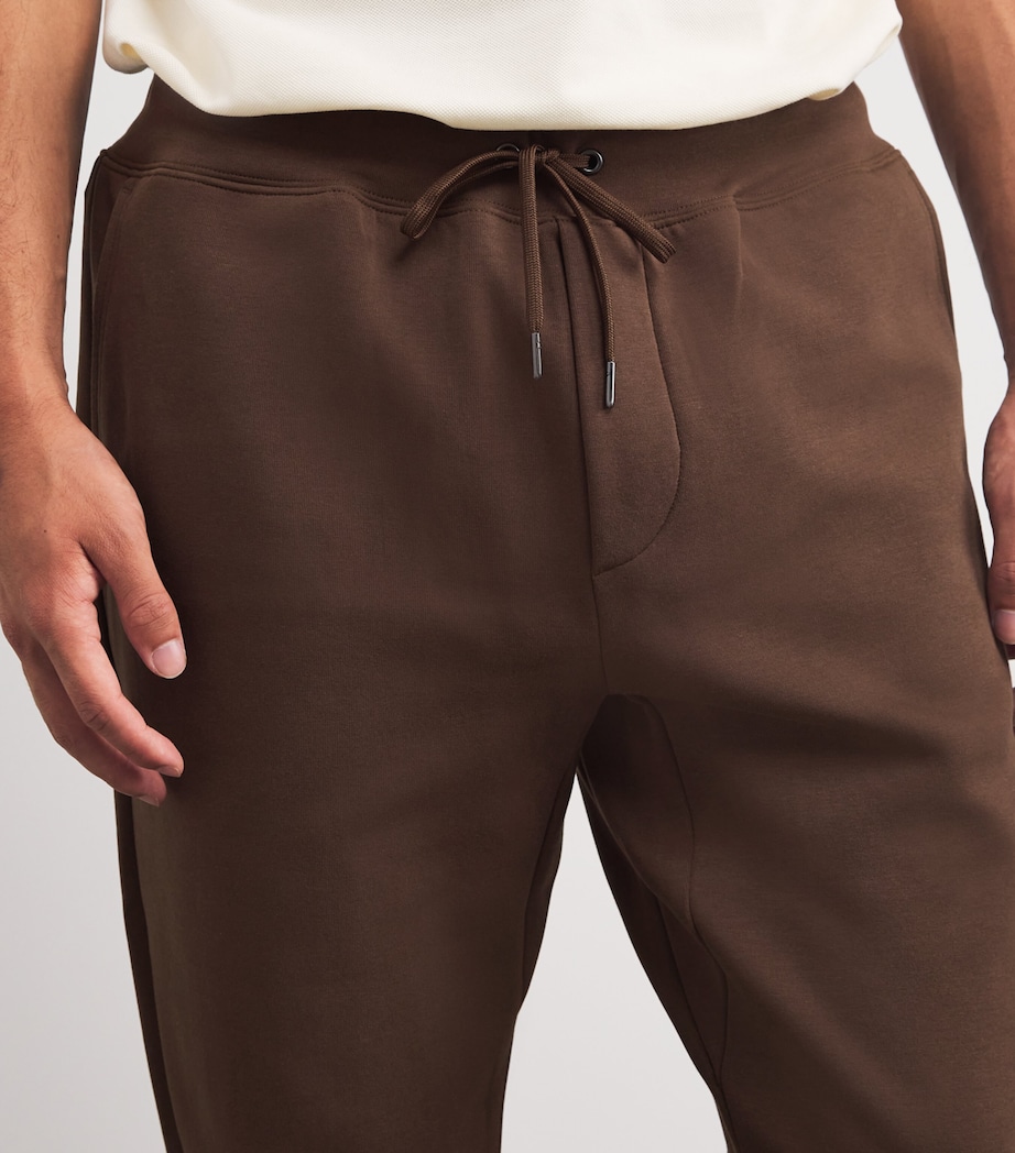 Cotton-Blend Polo Pony Sweatpants BROWN Image 6