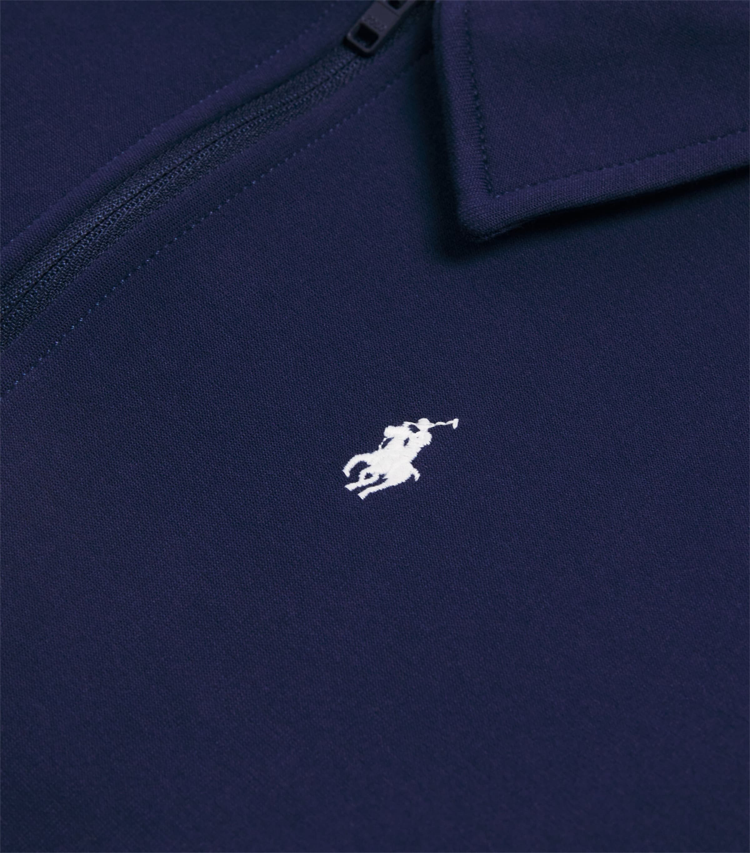 Cotton-Blend Quarter-Zip Sweatshirt (6-14 Years) NAVY Image 3