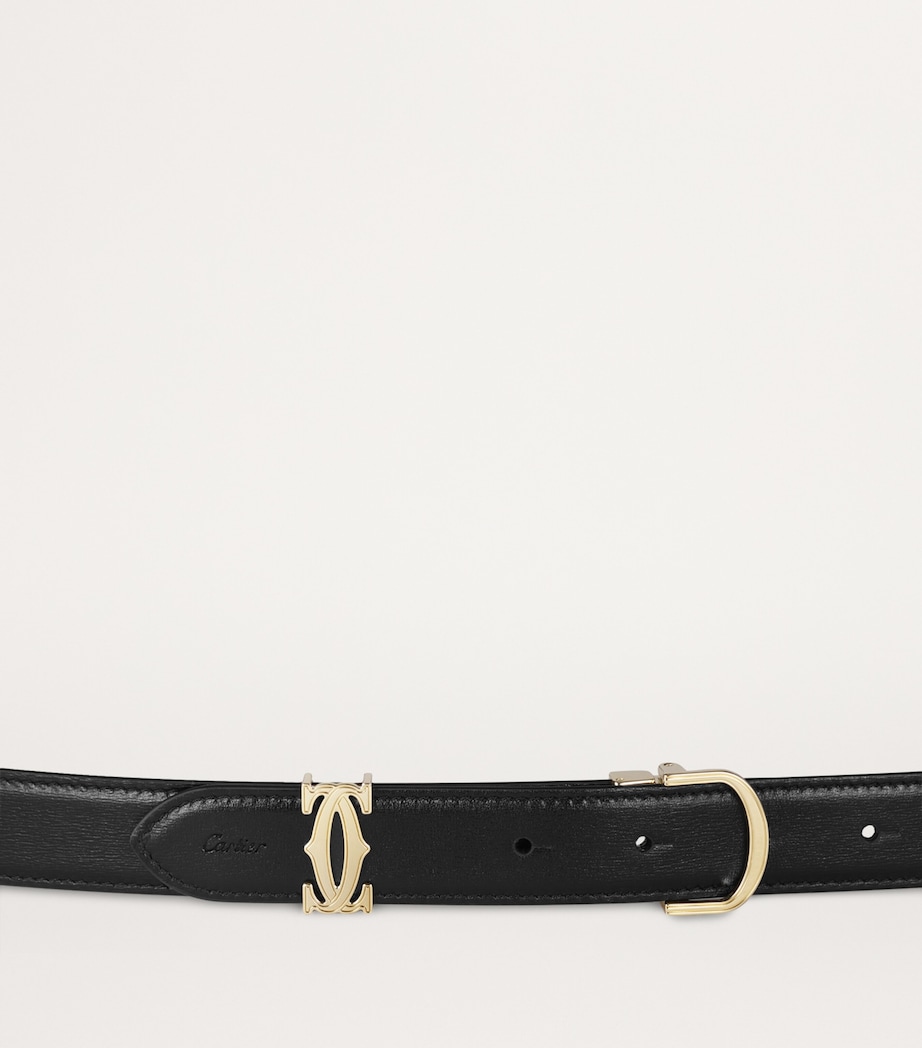 Cartier Reversible C de Cartier Belt Black And Cherry Red Image 4