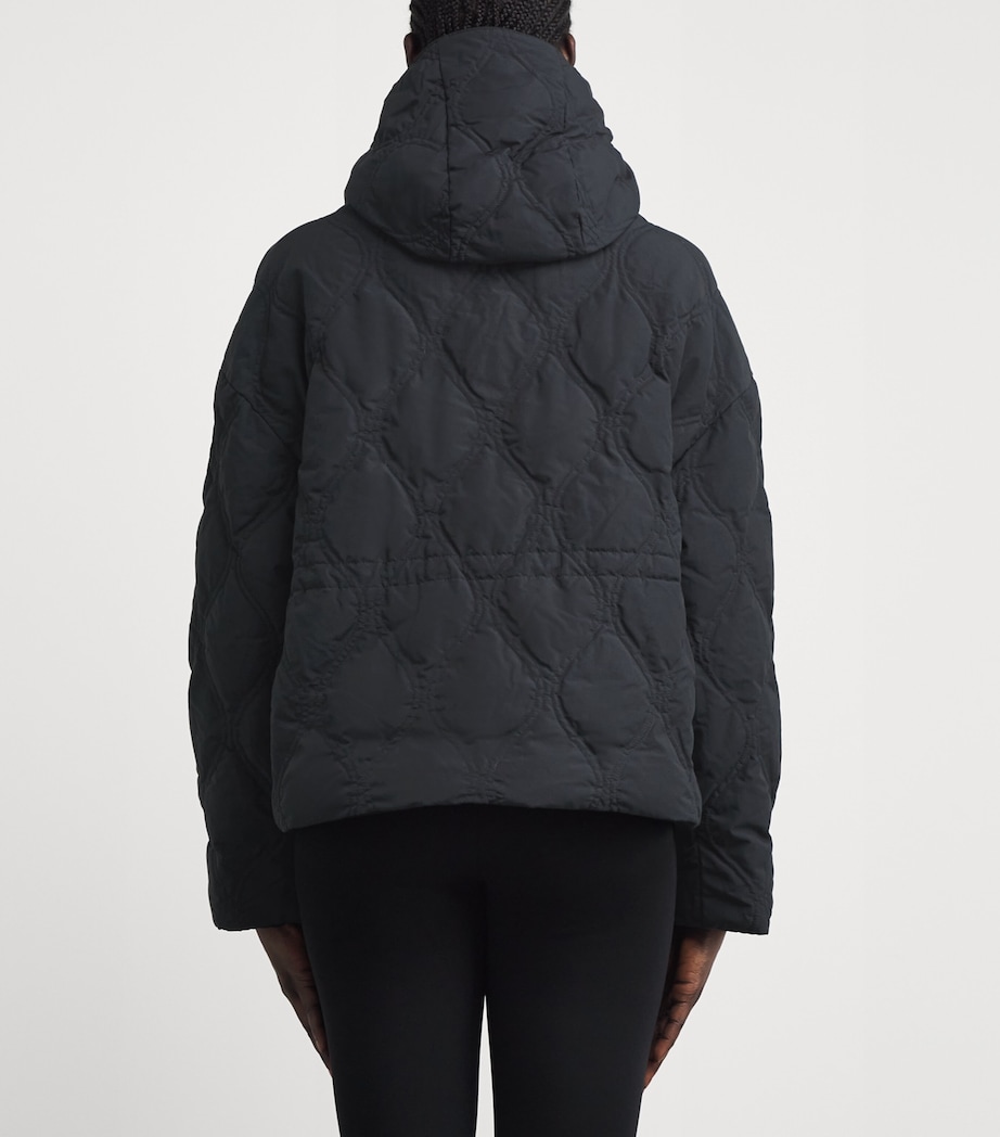 Quilted Alessia Down Jacket BLACK Image 4