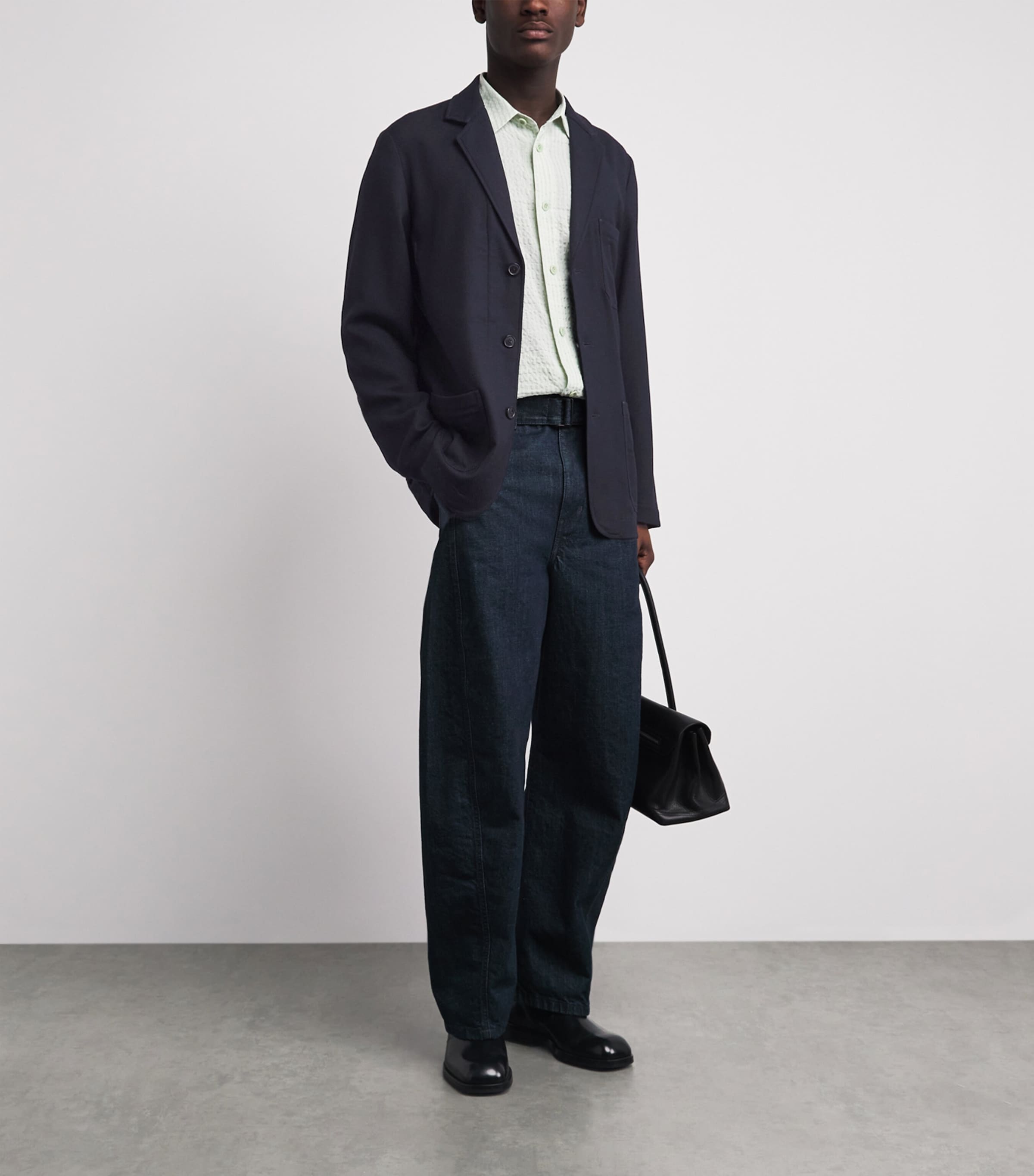 Paul Smith Mens Wool-Blend Unstructured Blazer Image 2