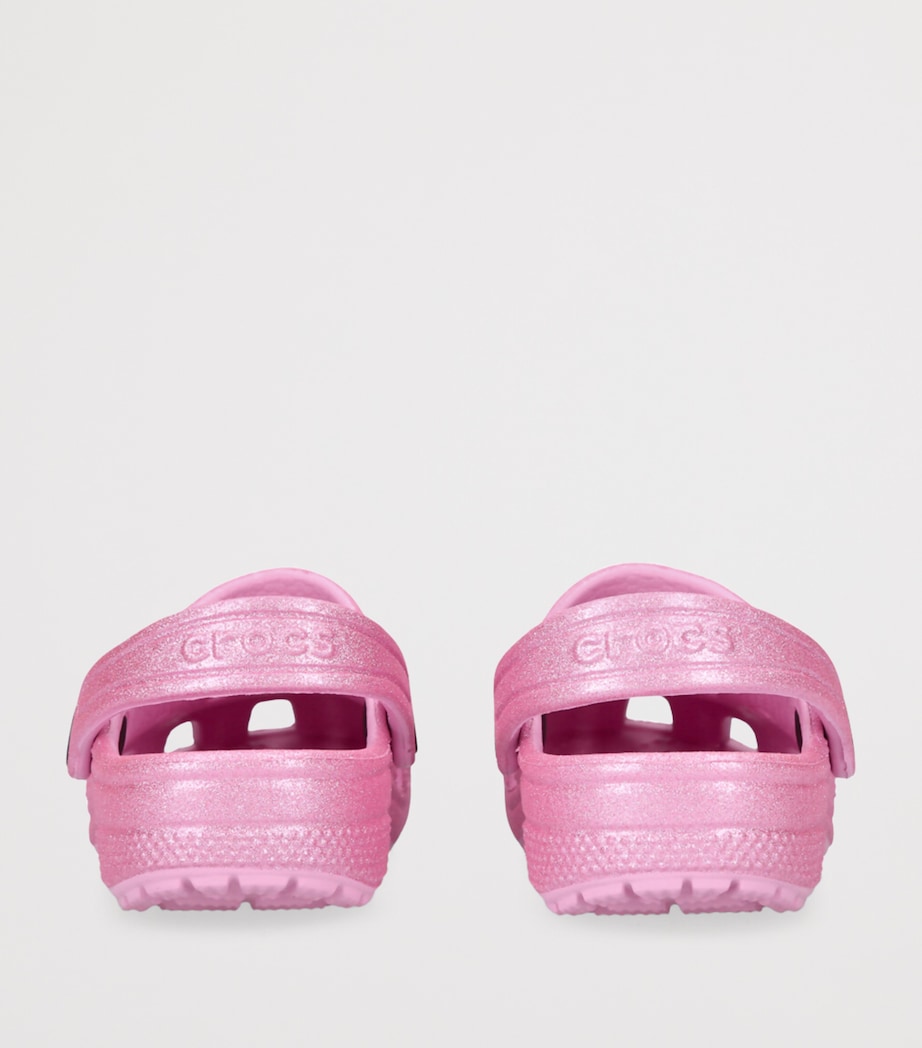 CROCS KIDS Glitter Classic Clogs Pink Image 1