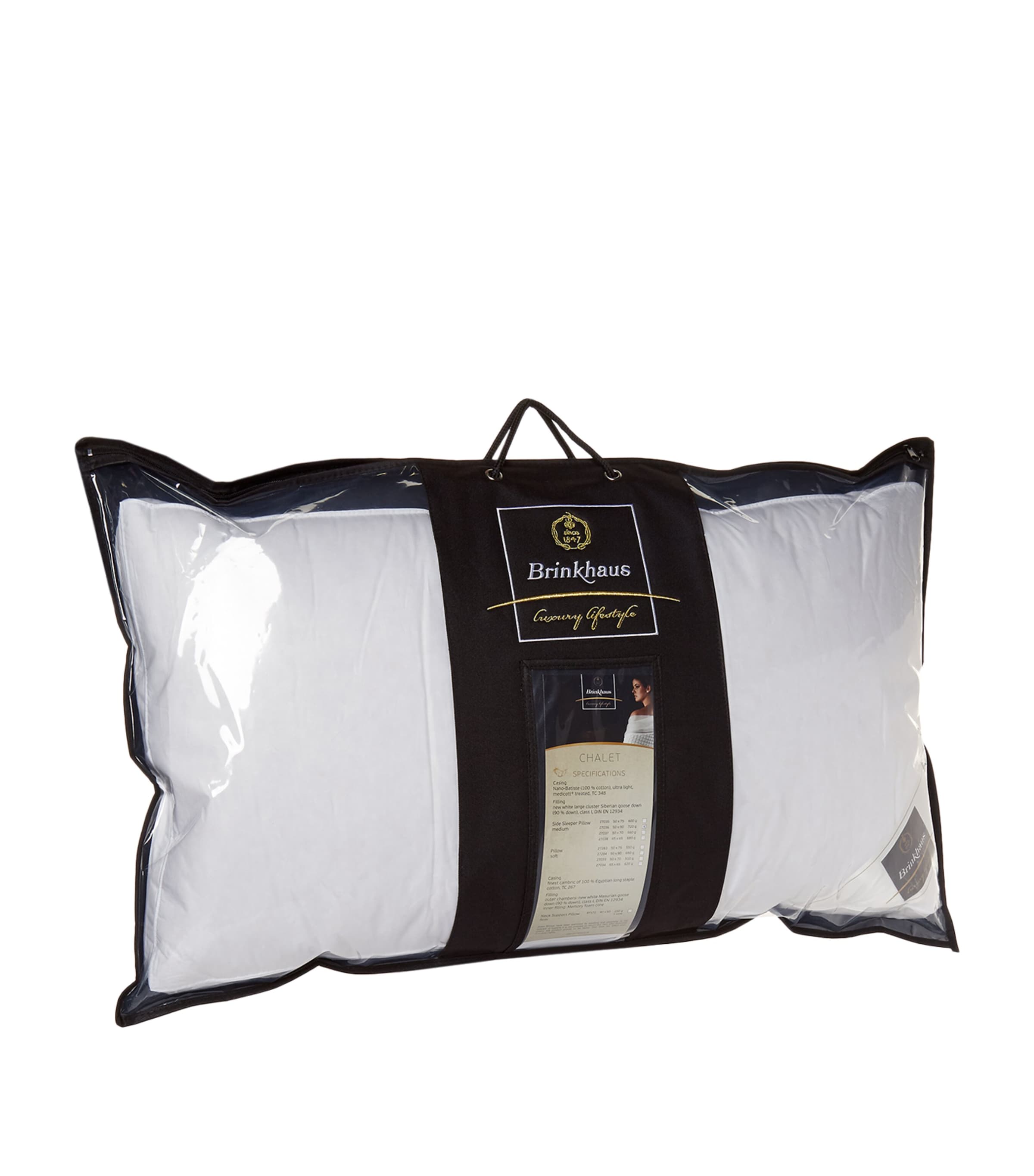 Chalet Box Pillow (50cm x 90cm) WHITE Image 2