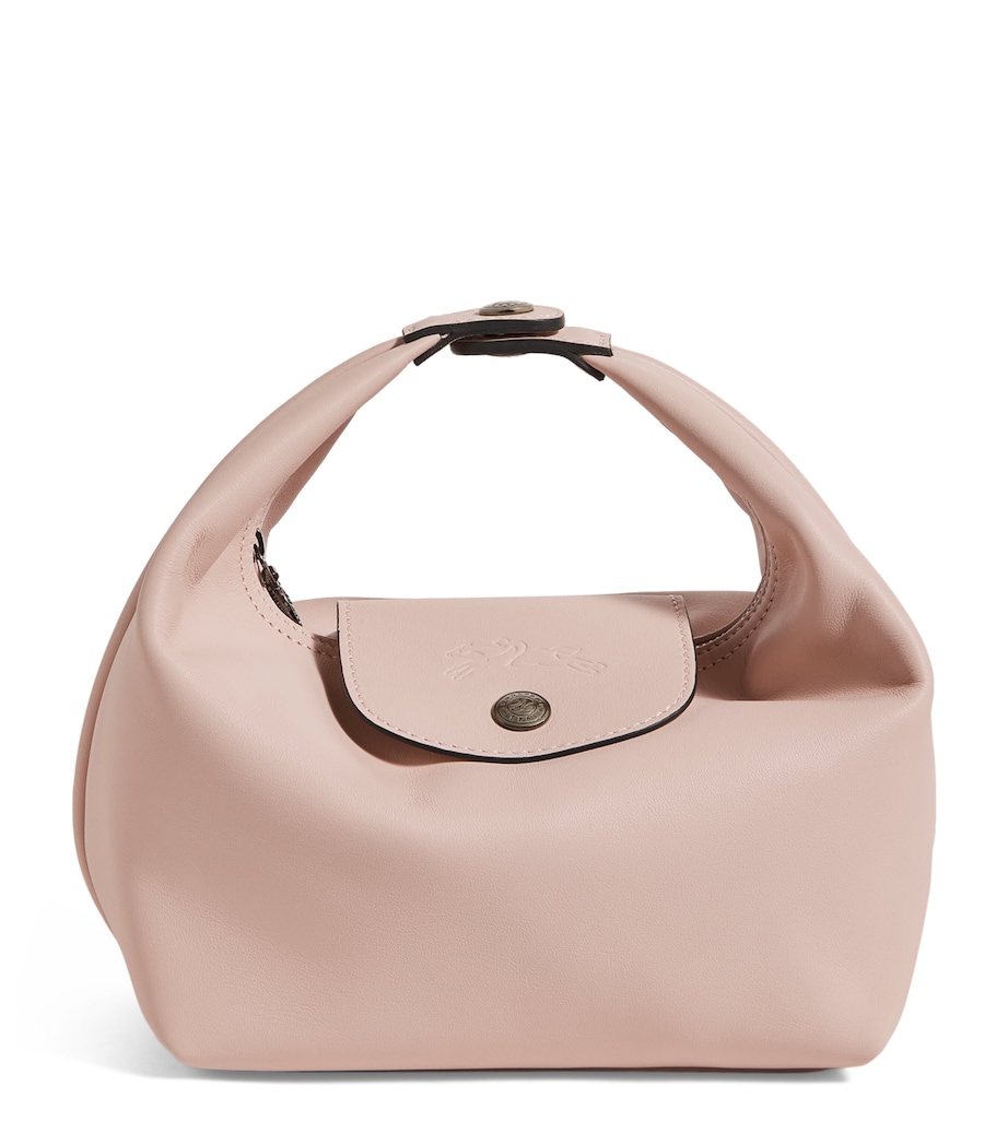 Longchamp Extra Small Leather Le Pliage Xtra Top-Handle Bag Nude Image 1