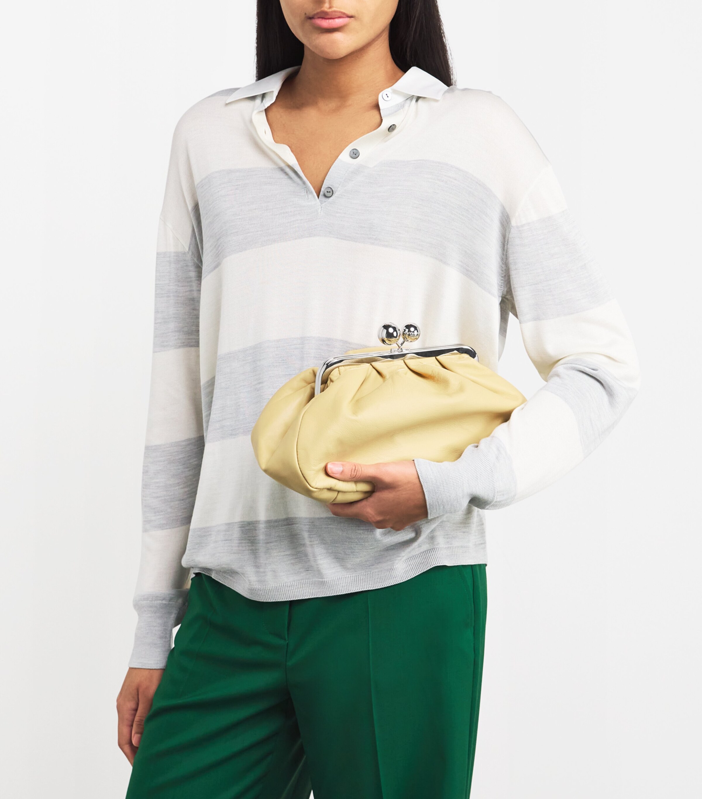 Medium Nappa Leather Pasticcino Bag MUSTARD Image 6