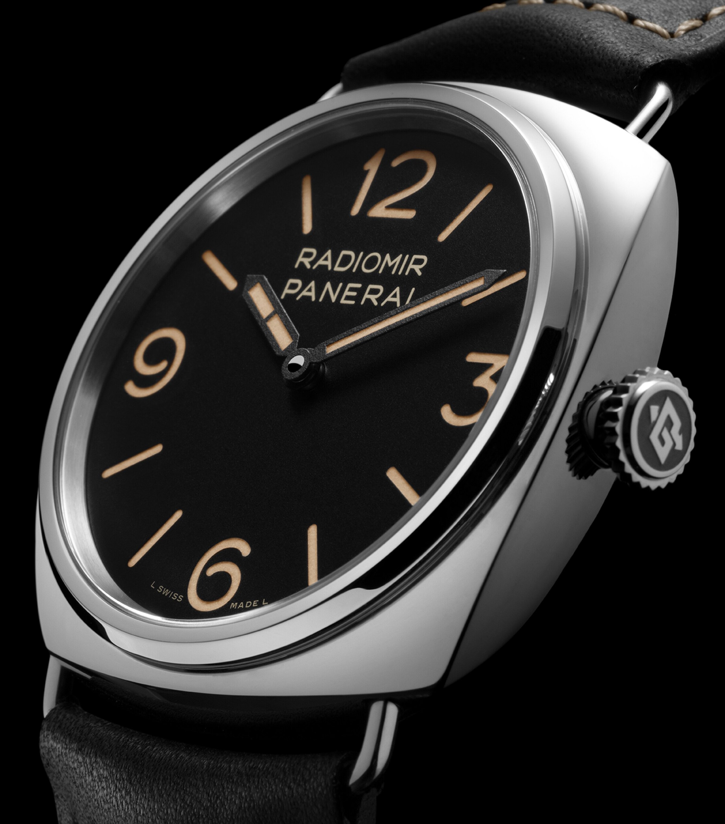 Steel Radiomir Watch 45mm BLACK Image 2