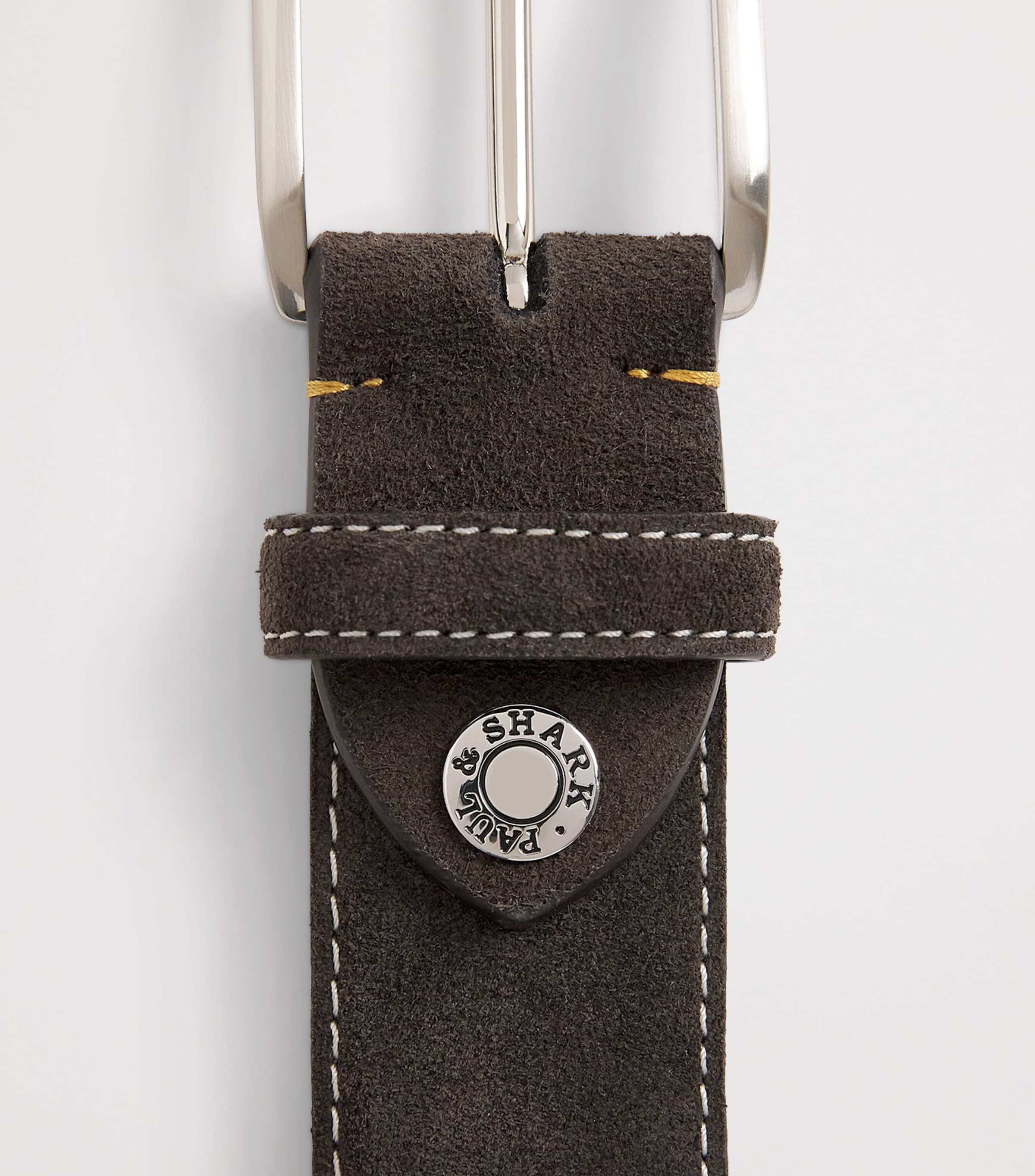 Suede Belt 494 CAFFEE Image 5