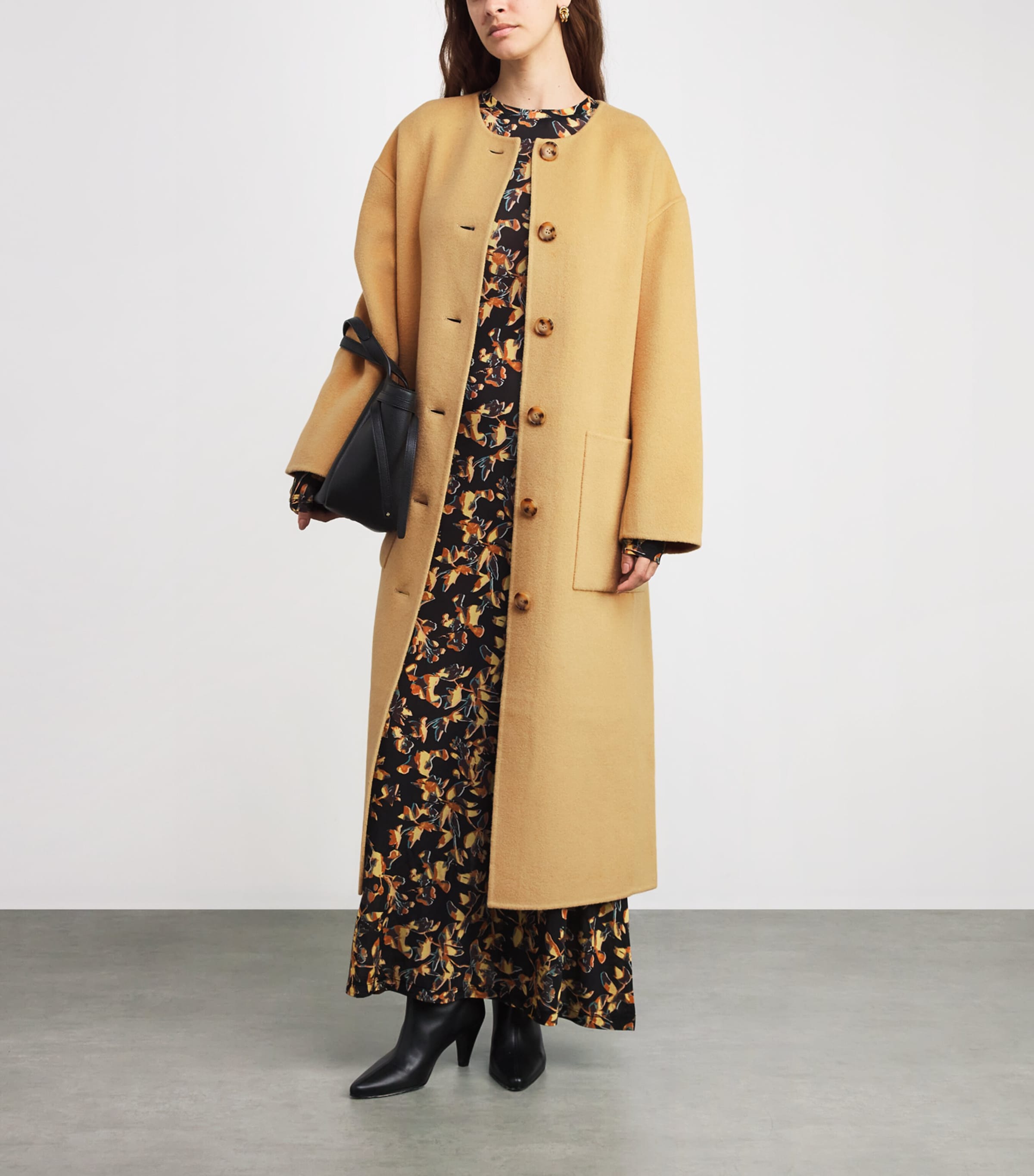 Wool-Blend Fernanda Coat LOTUS Image 2