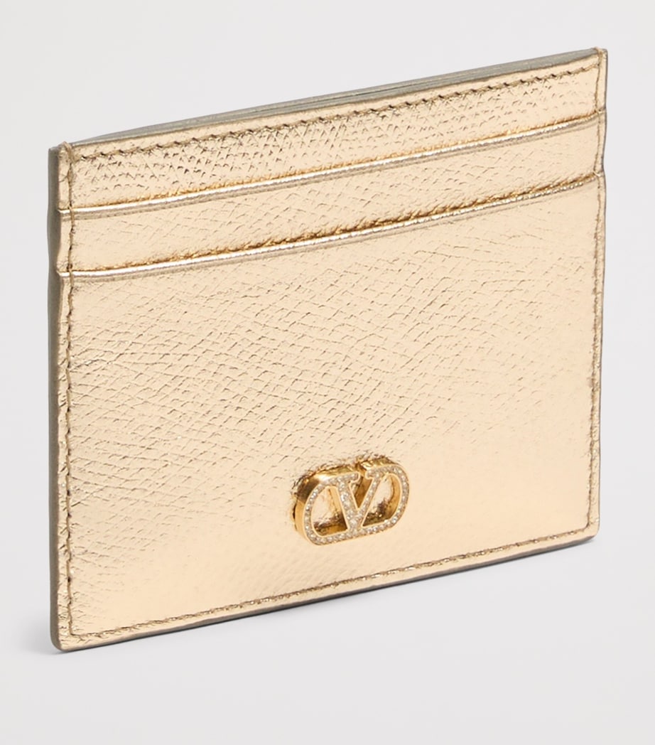 Valentino Garavani Leather VLogo Signature Card Holder Image 2