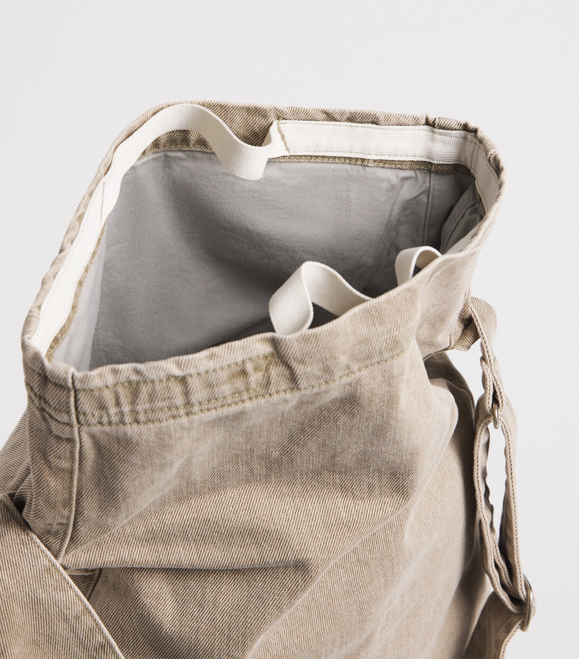 Our Legacy Denim Sling Shoulder Bag Olive Breeze Wash Image 5