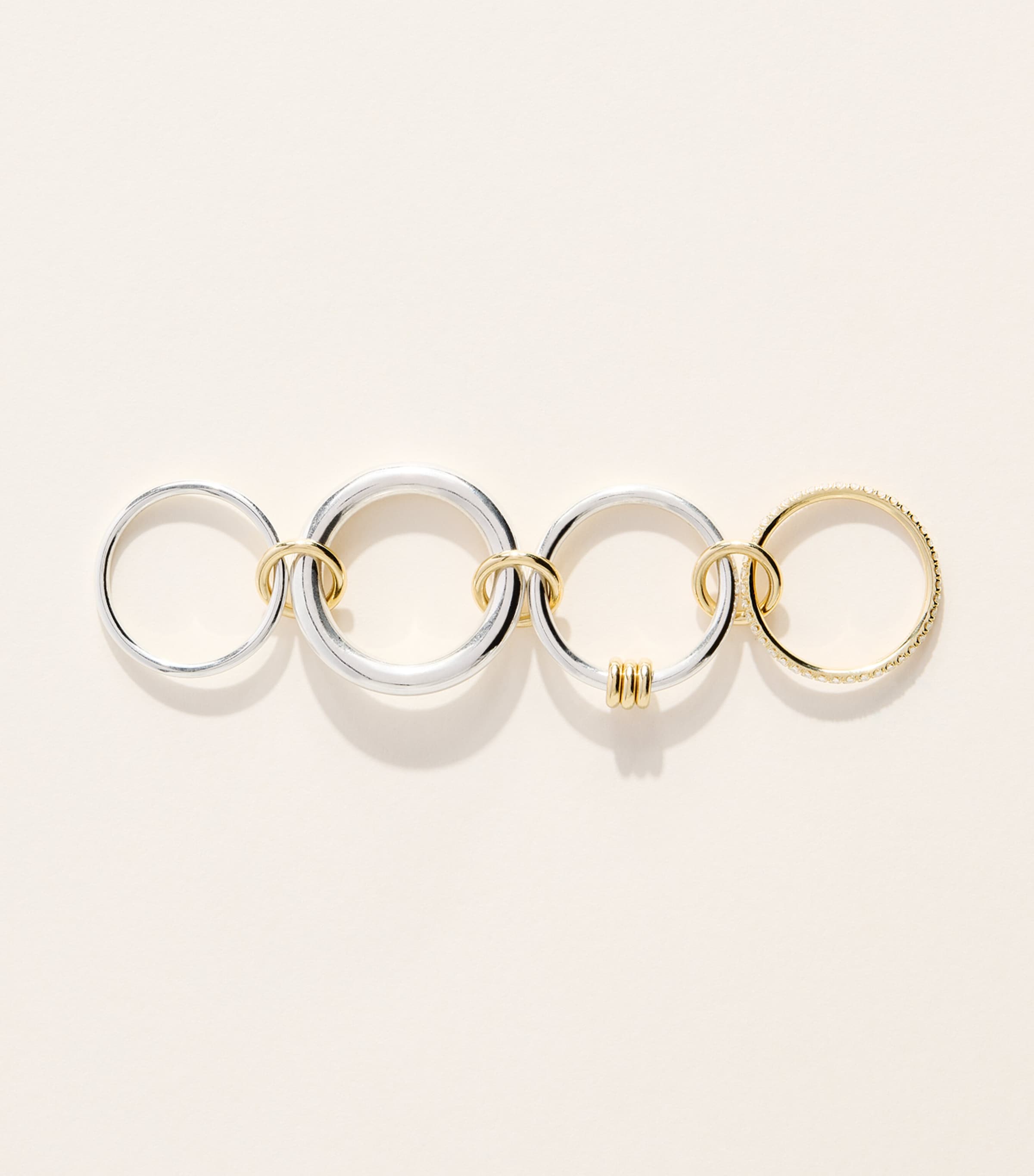Spinelli Kilcollin Yellow Gold, Sterling Silver and Diamond Aries Ring Sterling Silver Image 3