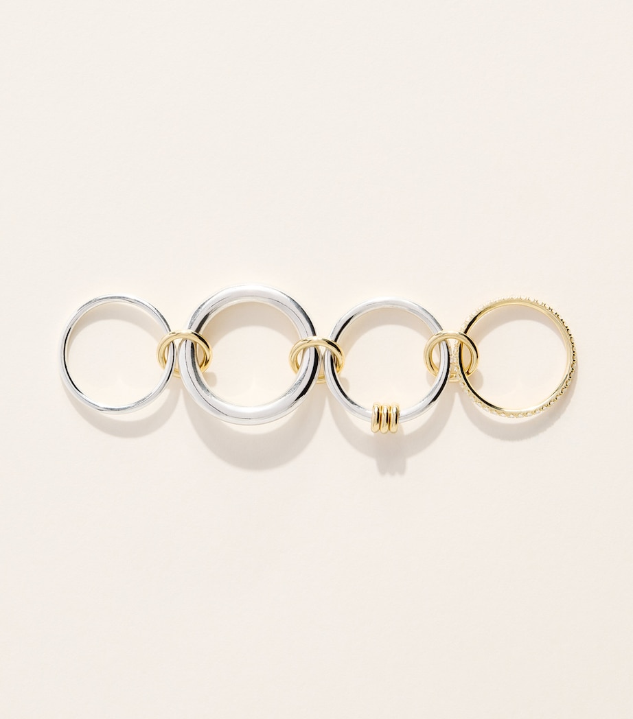 Spinelli Kilcollin Yellow Gold, Sterling Silver and Diamond Aries Ring Sterling Silver Image 3