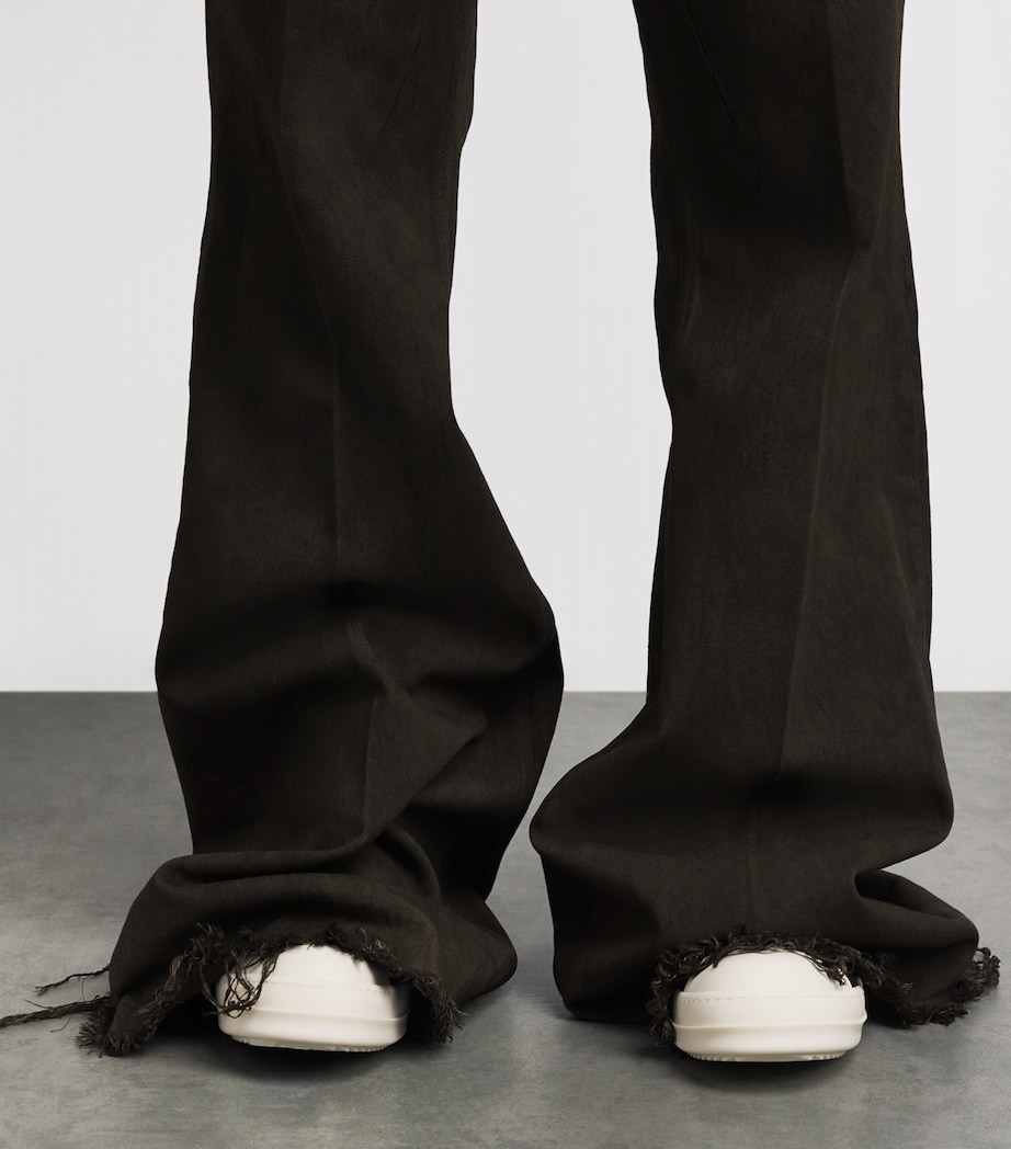 Rick Owens Mens Bolan Bootcut Jeans Dust Image 3