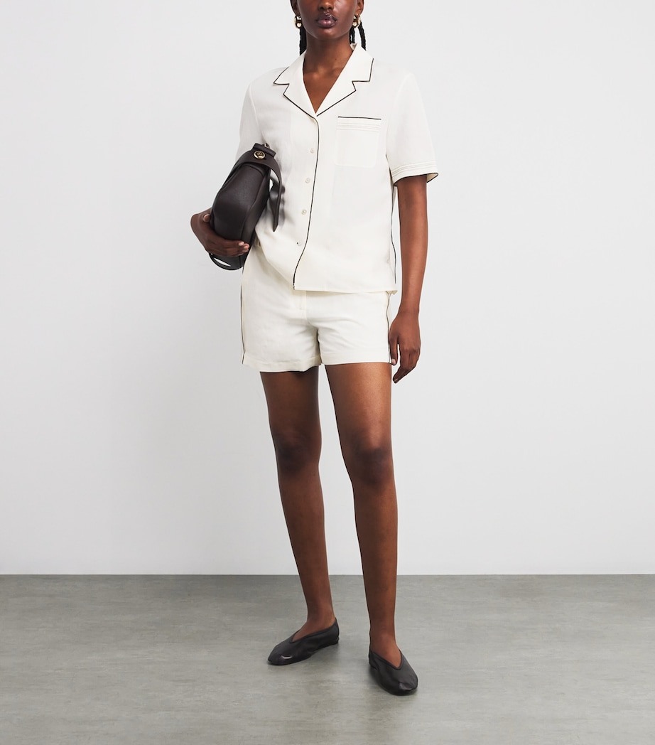 Short-Sleeve Shirt 100 WHITE Image 2