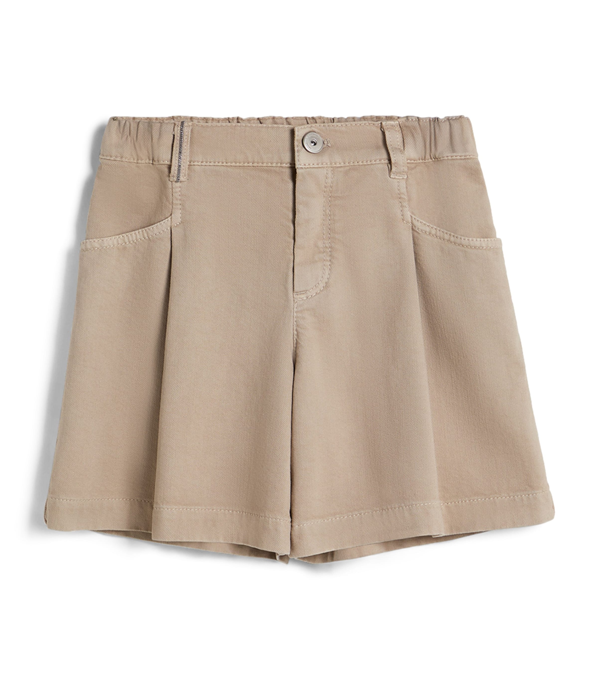 Brunello Cucinelli Kids Garment-Dyed Bermuda Shorts (4-6 Years) Image 1