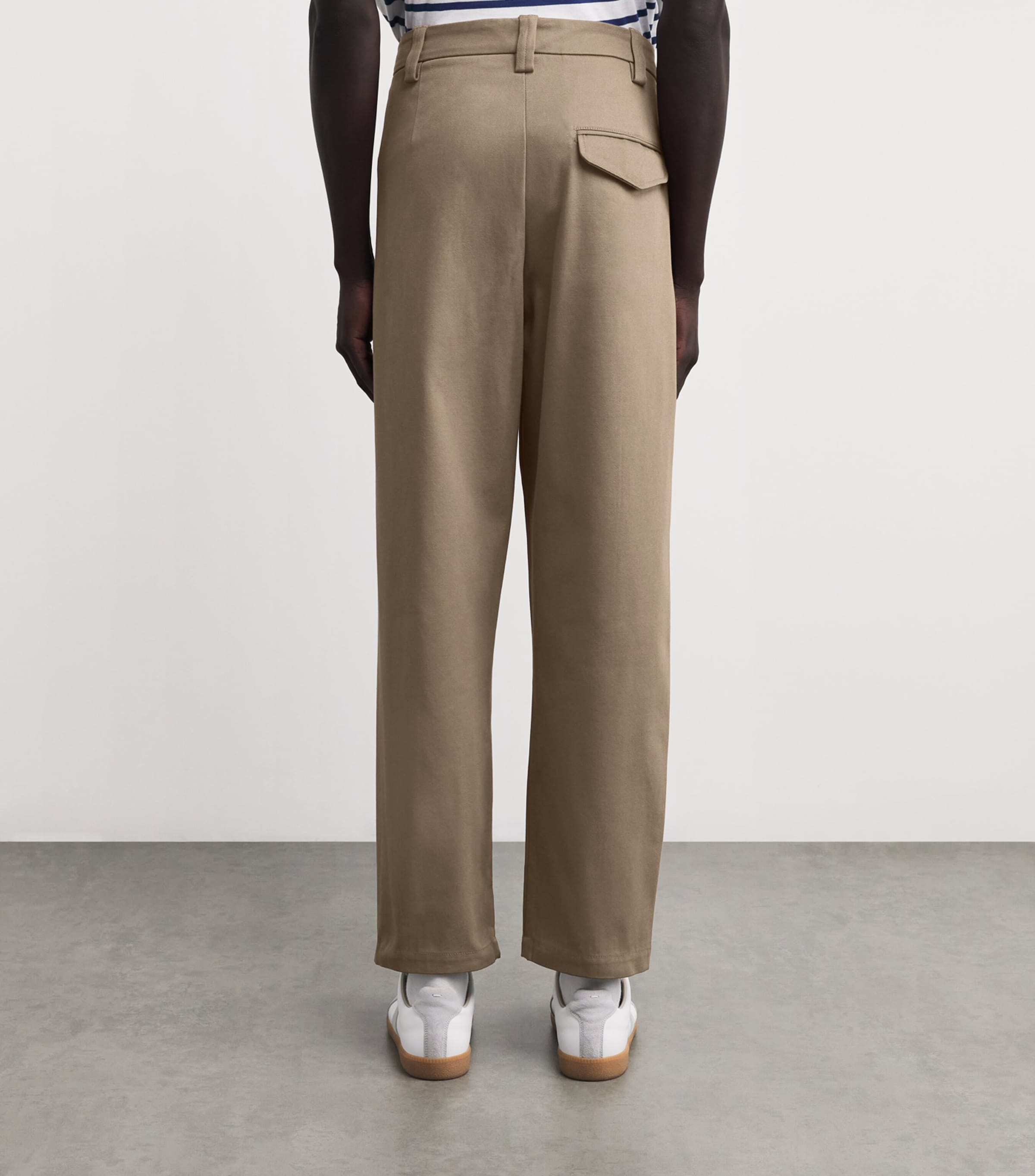 Cotton-Wool Renato Trousers BAG - SABLE Image 4