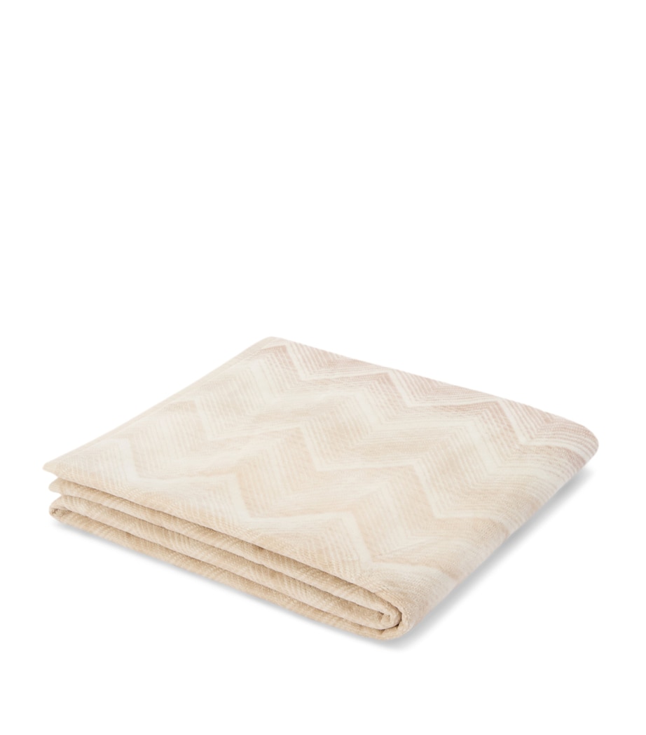 Missoni Home Marea Bath Sheet (100cm x 150cm) Natural/cream Image 2