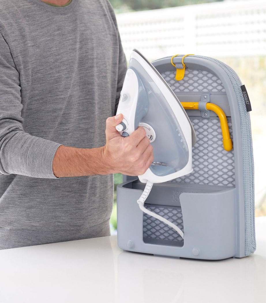 Pocket Folding Table-Top Ironing Board GREY/YELLOW  Image 4