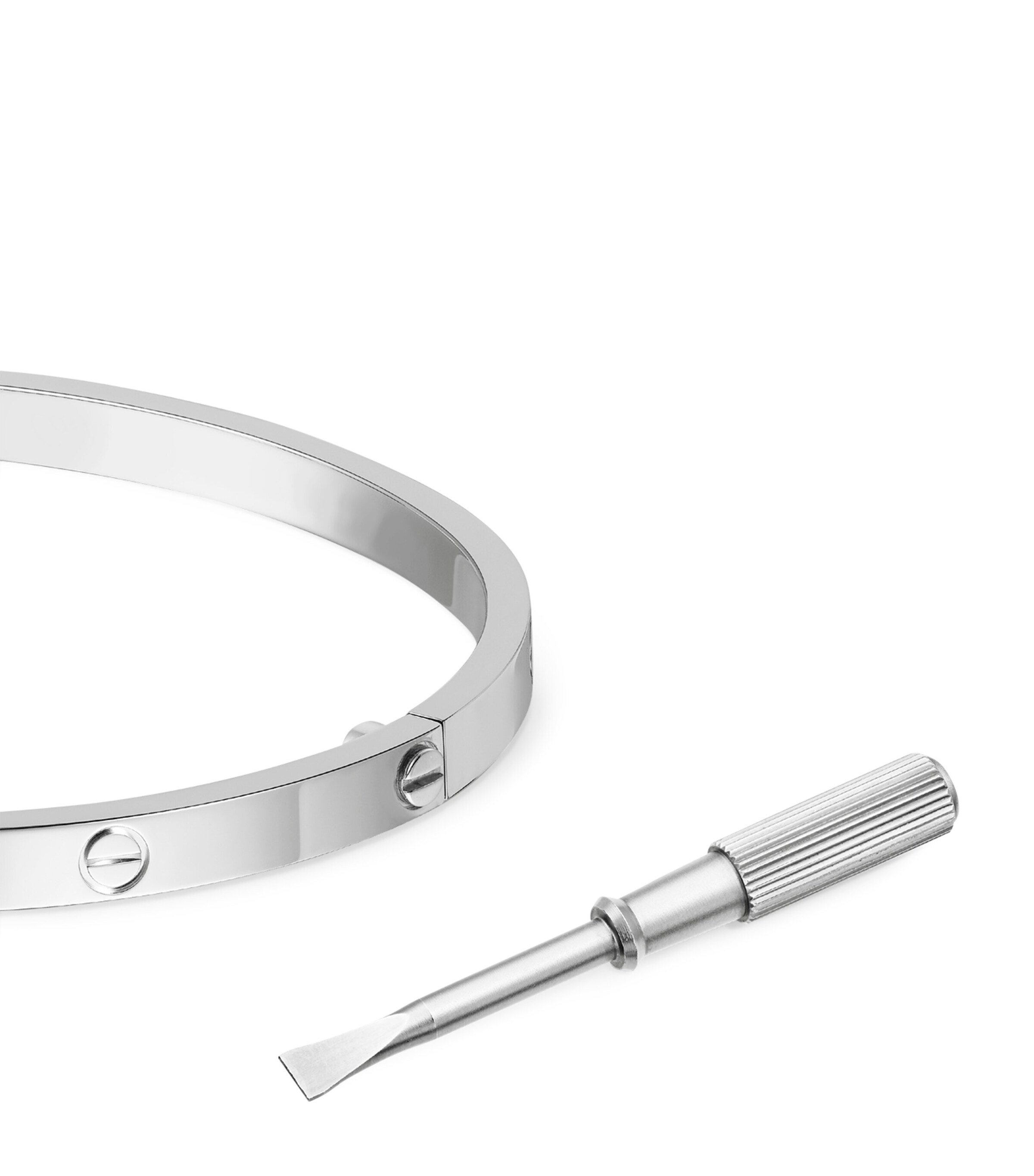Cartier Small White Gold LOVE Bracelet White Gold Image 7