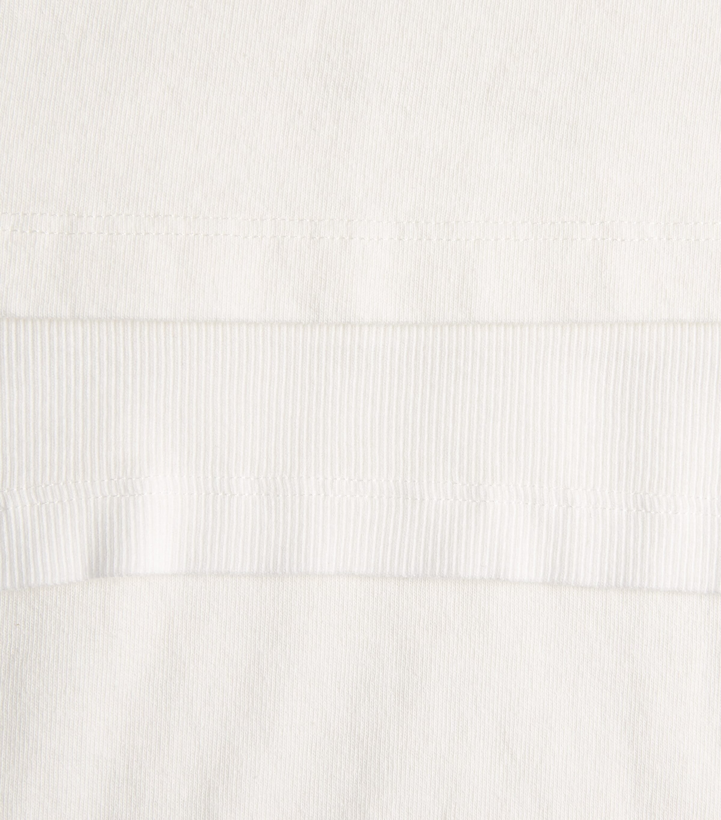 Maison Margiela Mens Cotton Double-Layered T-Shirt Off White Image 6