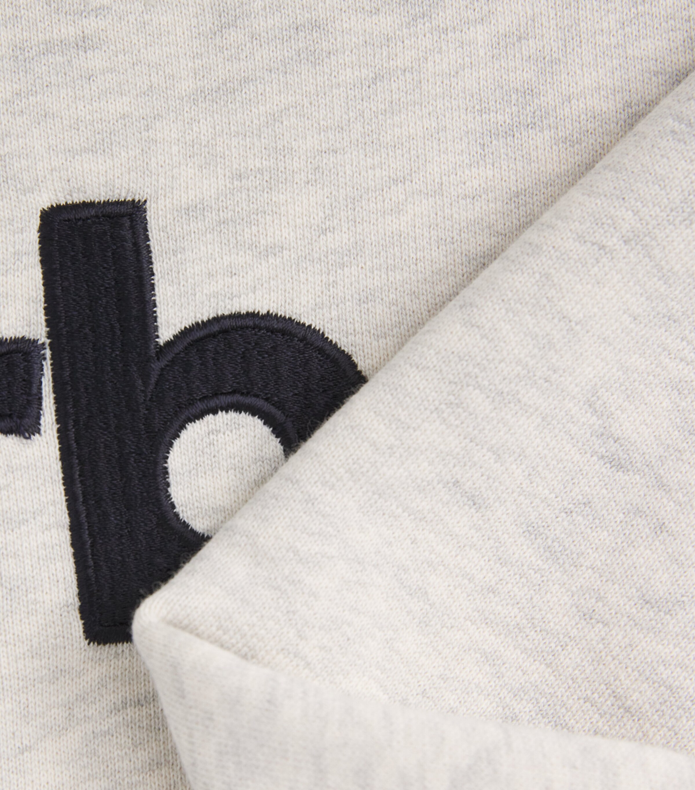 Barbour Womens Logo Hartland Sweatshirt Cloud Marl Image 6